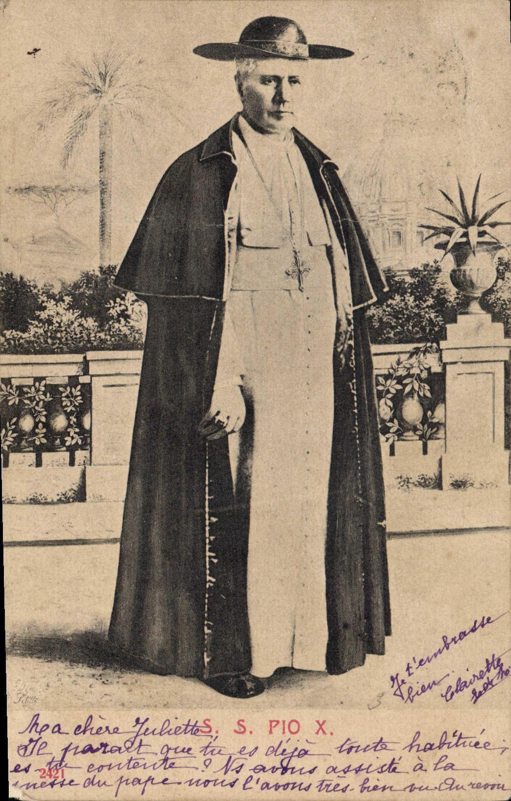 CPA Pape SS Pio X