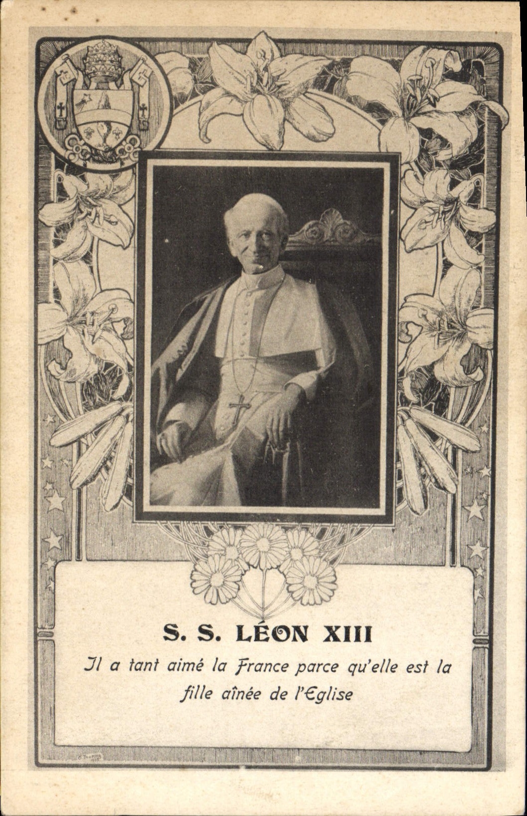 CPA Pape SS Leon XIII
