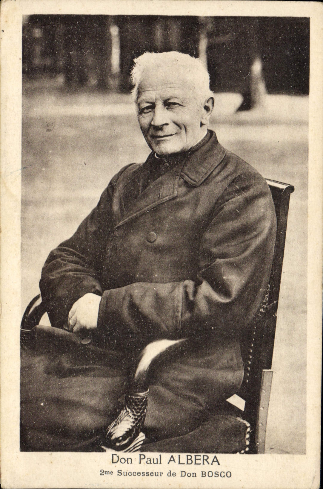 VINTAGE POSTCARD Gift Paul Albera 2nd successor of Gift Bosco