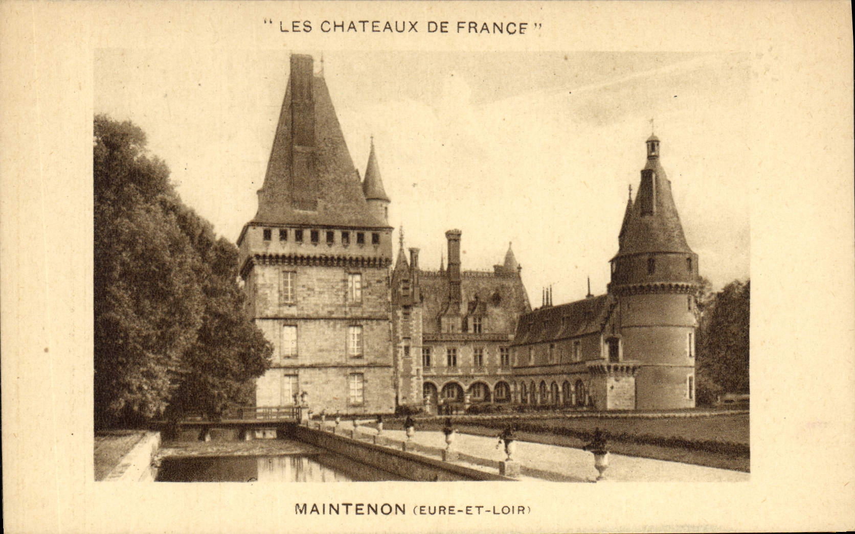 CPA Maintenon Neurinase Alepsal Antiepileptique Laboratoire Genevrier Rue du Debarcadere Paris 