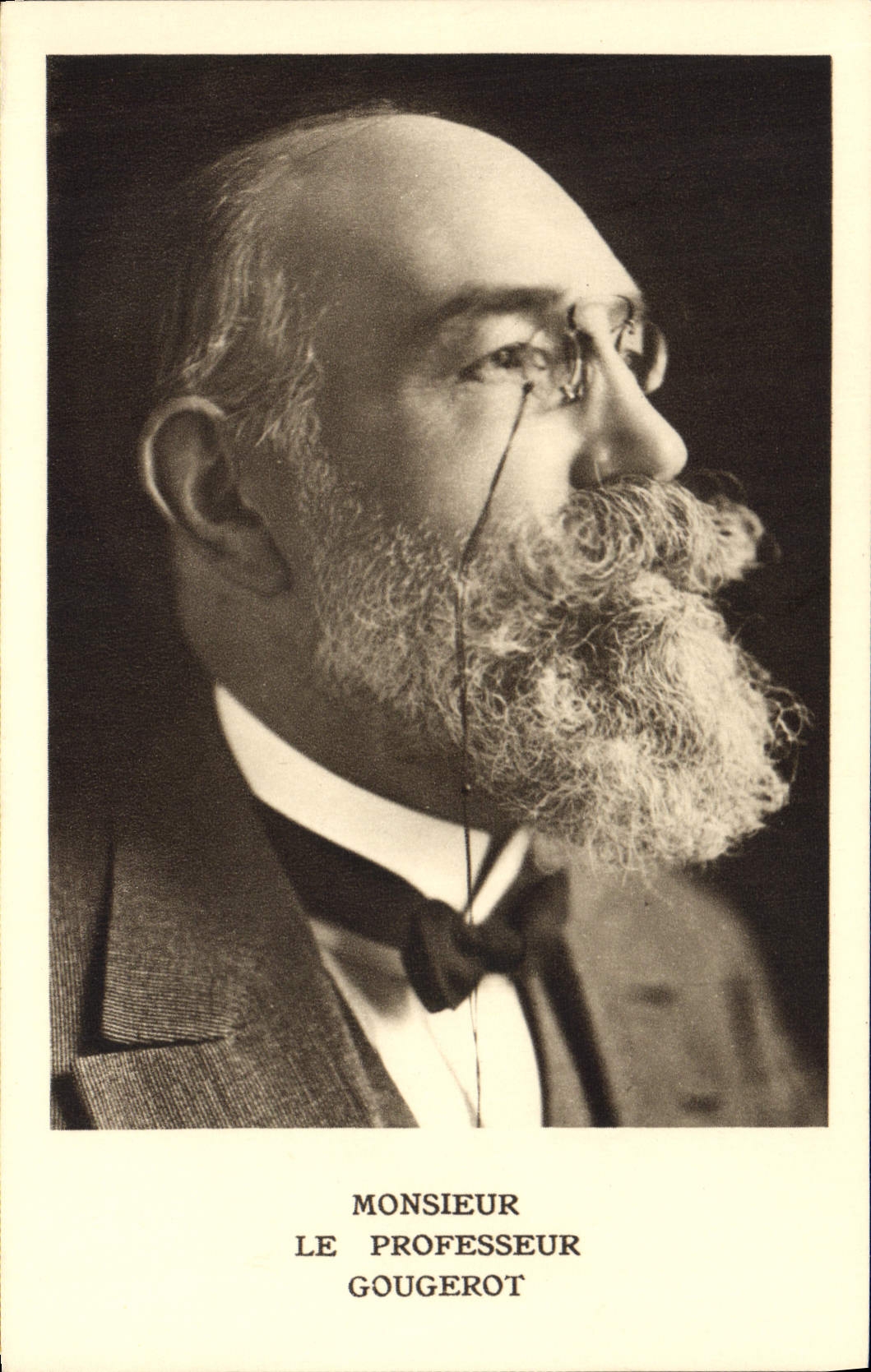 VINTAGE POSTCARD Mister Professor Gougerot