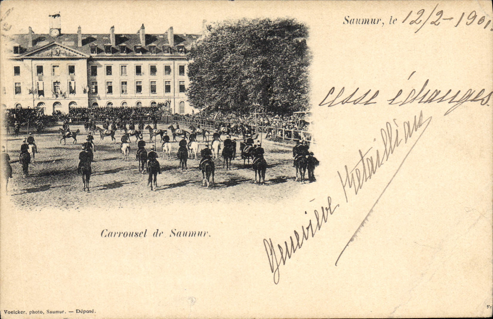 CPA Cheval Hippisme Saumur Carrousel de Saumur 