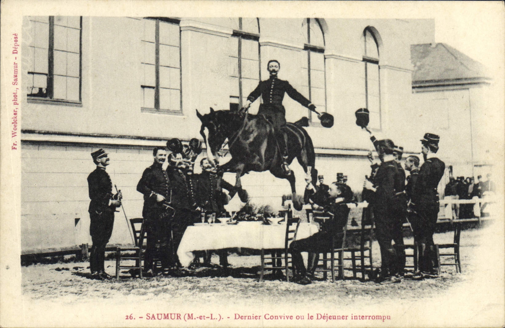 CPA Cheval Hippisme Saumur Dernier convive ou le dejeuner interrompu