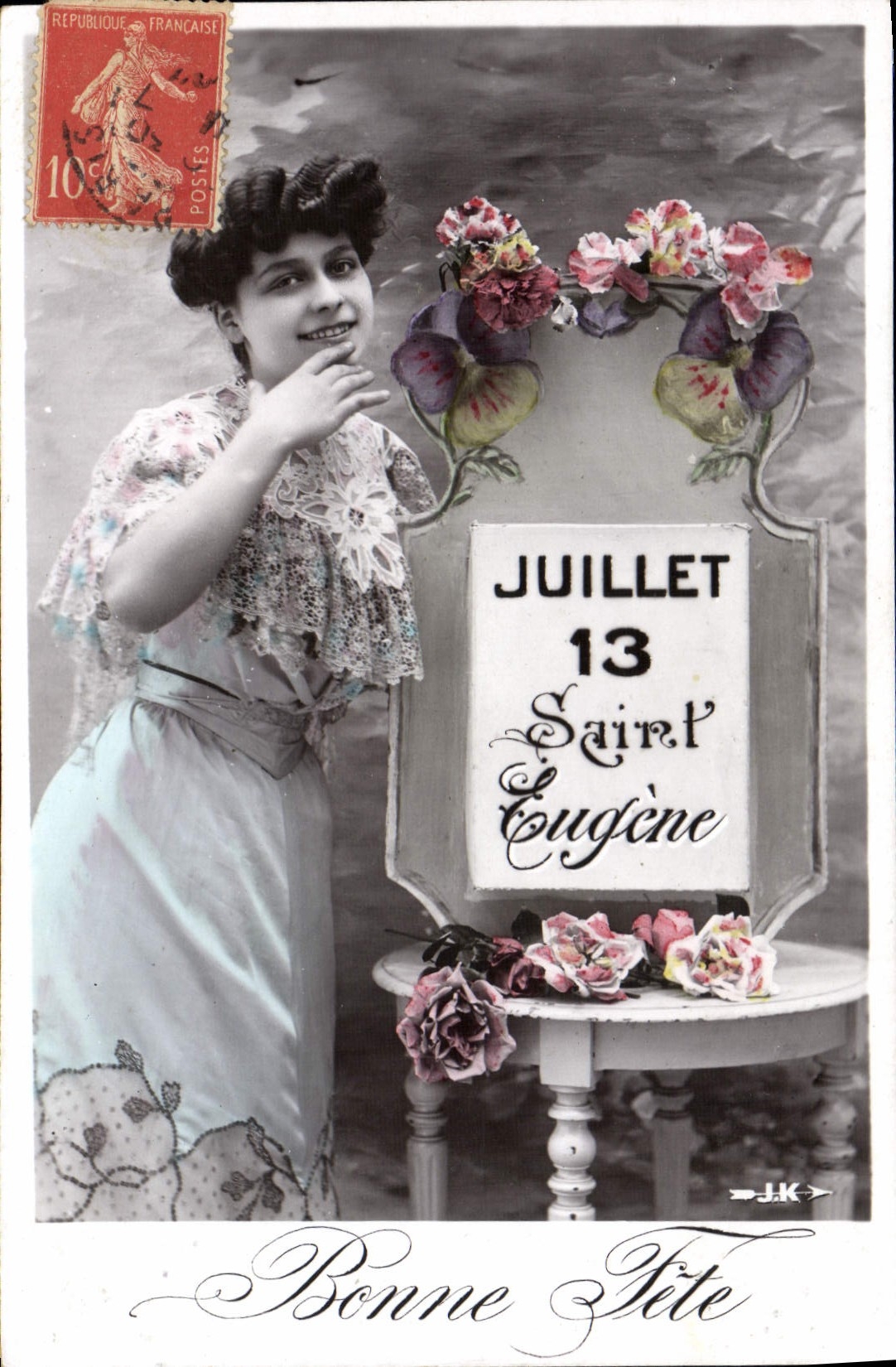 VINTAGE POSTCARD Eugene First name