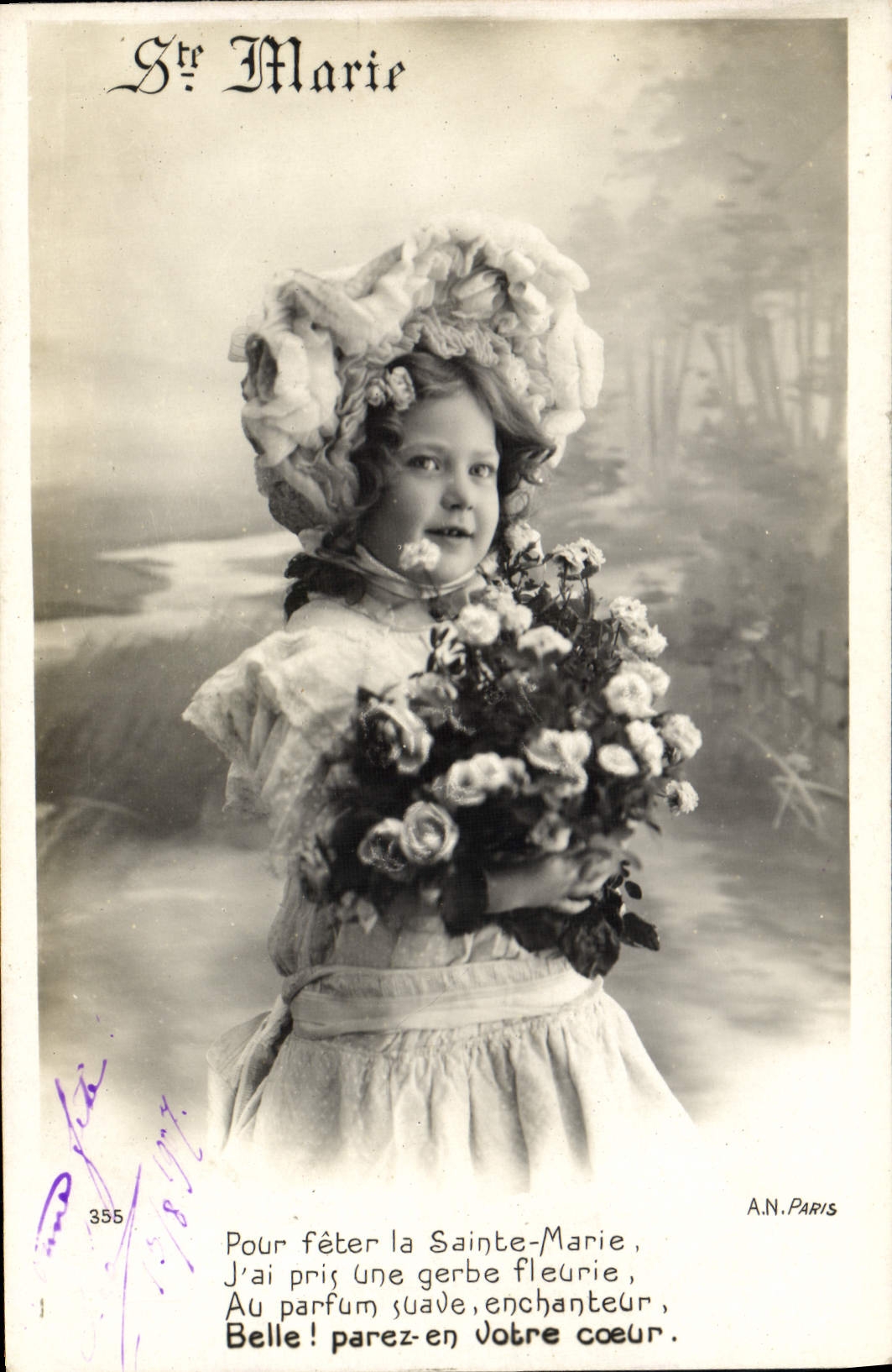 CPA Prenom Marie Enfant