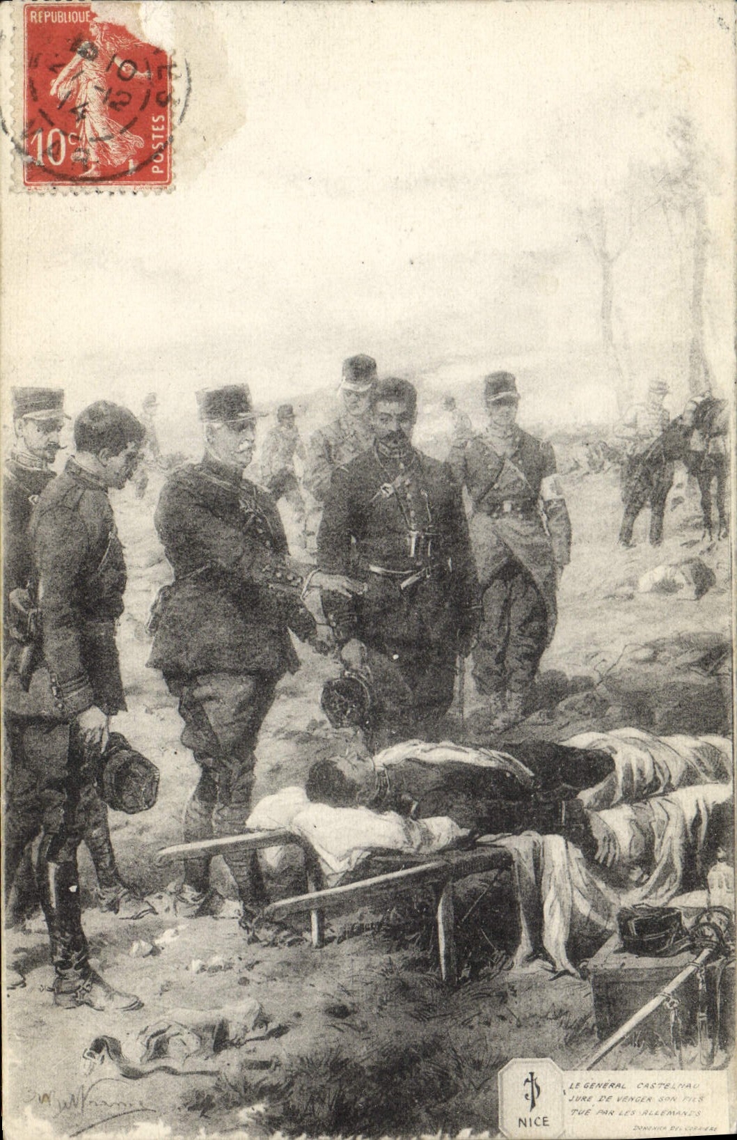 CPA Militaria le general Castelnau