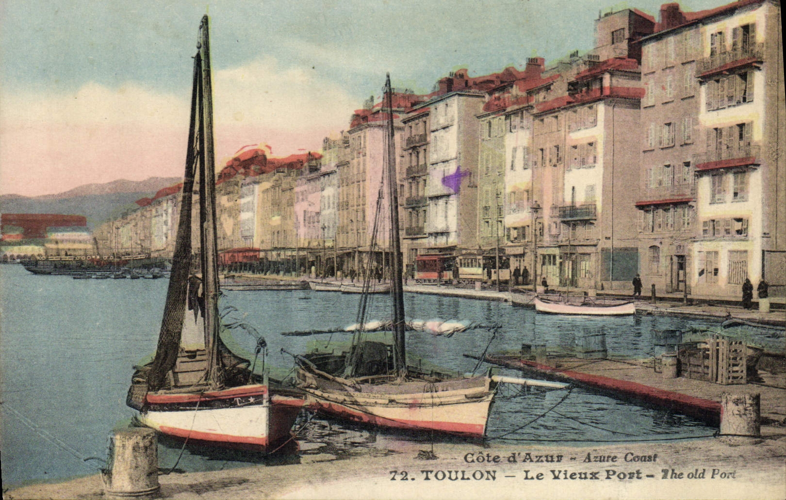 CPA Toulon Le vieux port Bateaux
