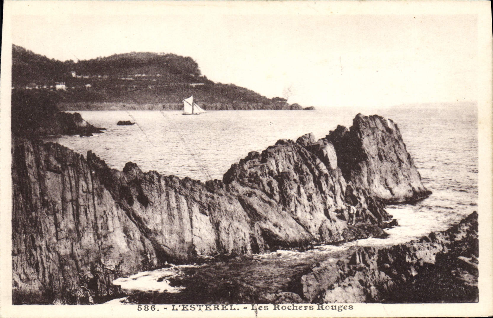 CPA L'Esterel Les rochers rouges