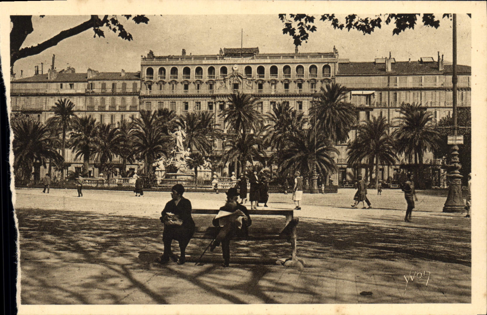 VINTAGE POSTCARD Cote Of Toulon Azure Places Freedom