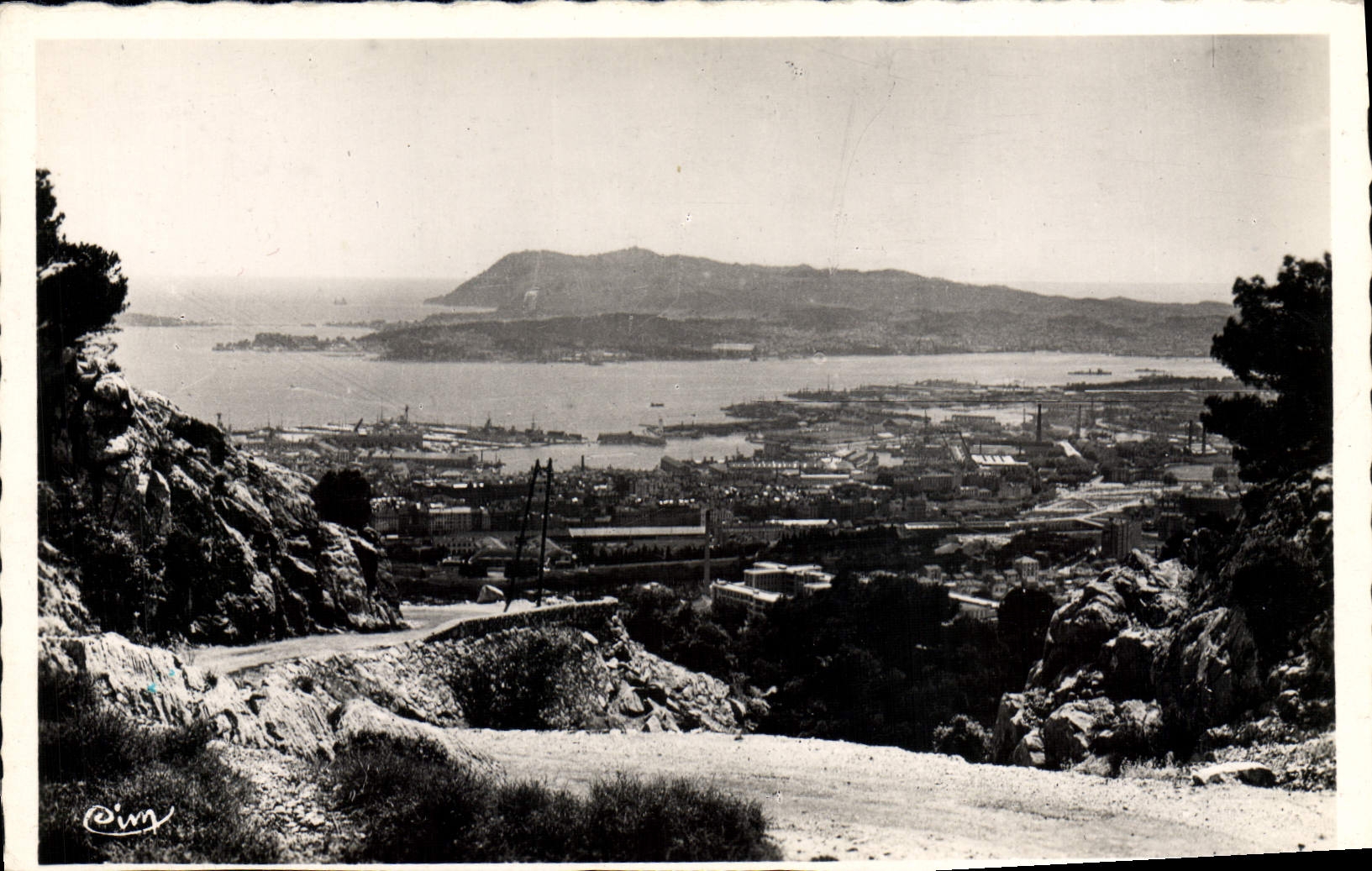 MODERN CARD Toulon View Taken Of Faron