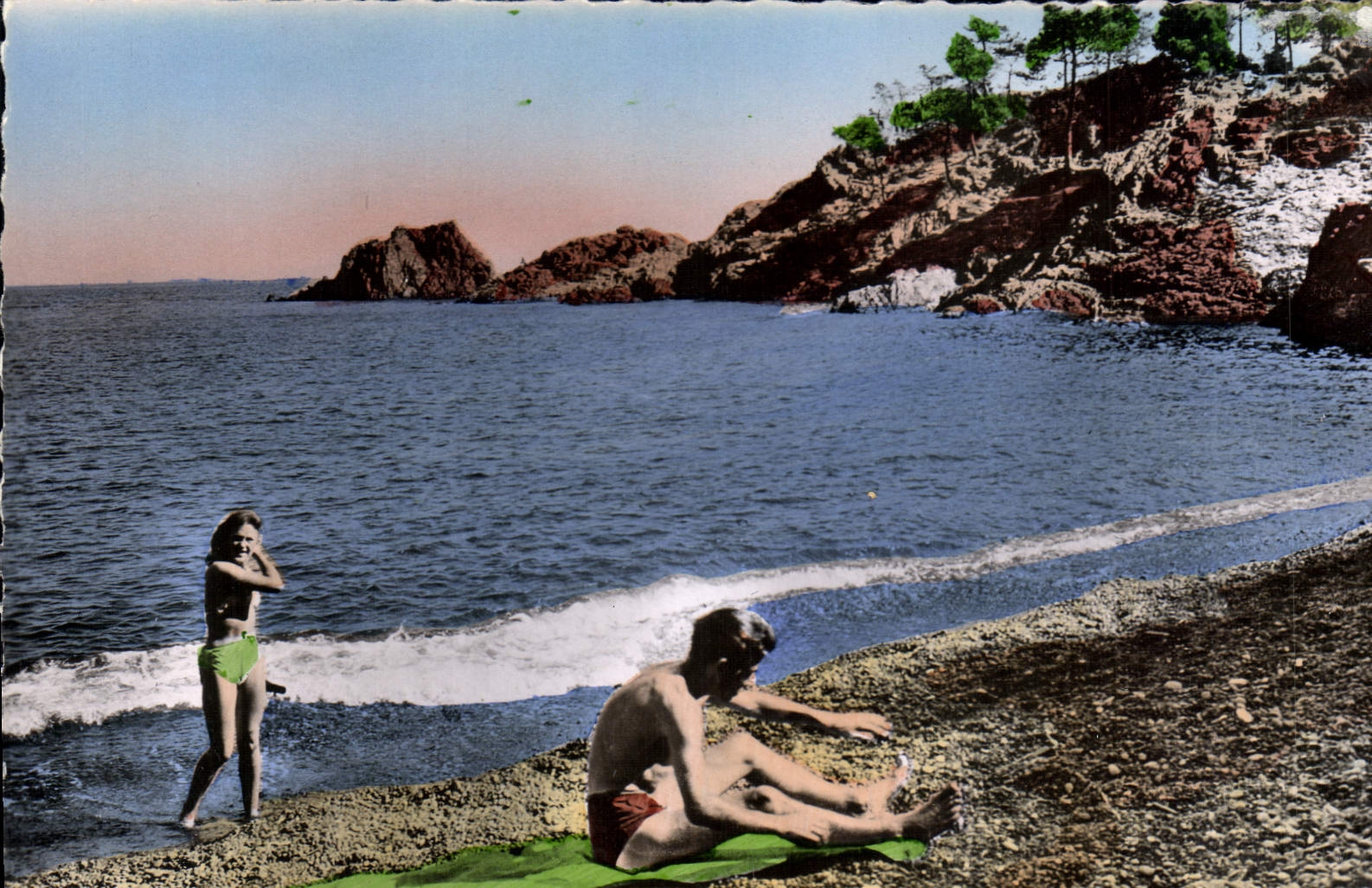 CPM Cote D'Azur Esterel Roches Rouges