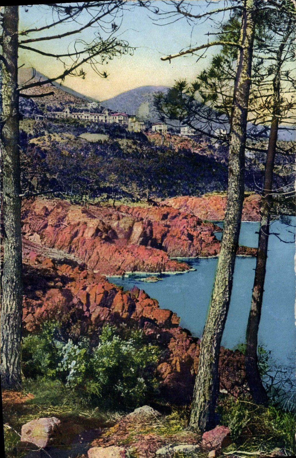 CPA Le Trayas Vue Sur Les Villas Et I'Esterel