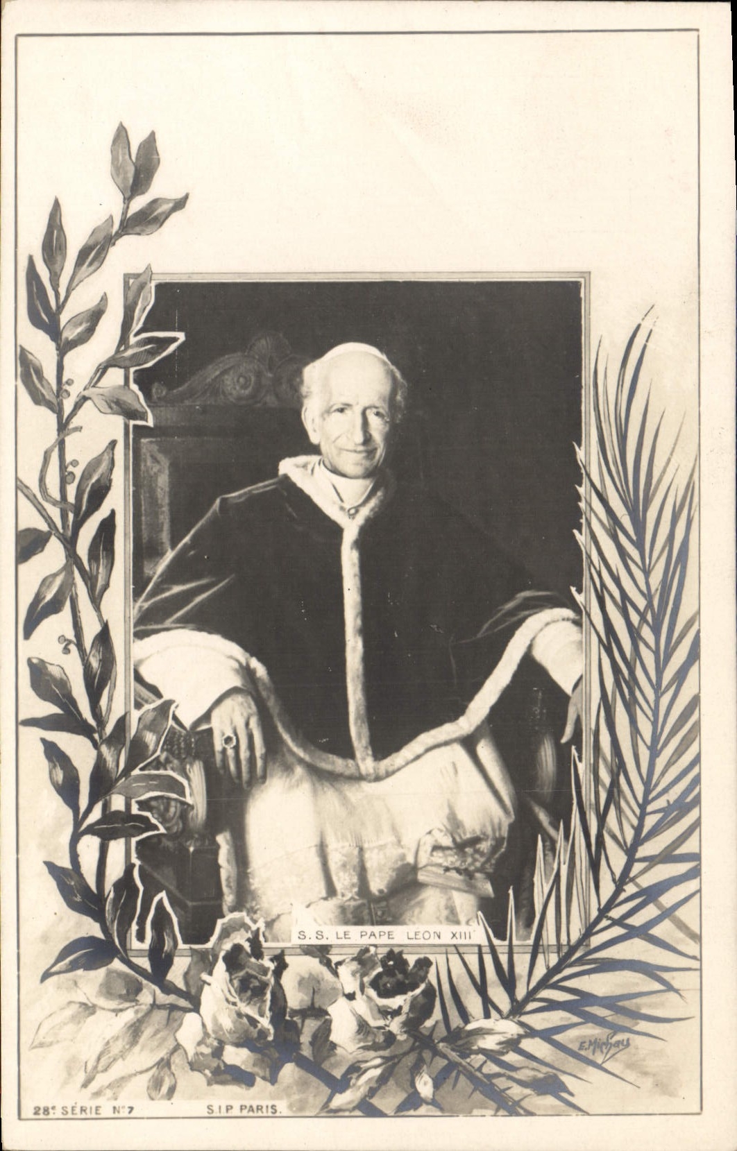 VINTAGE POSTCARD Pope Leon XIII