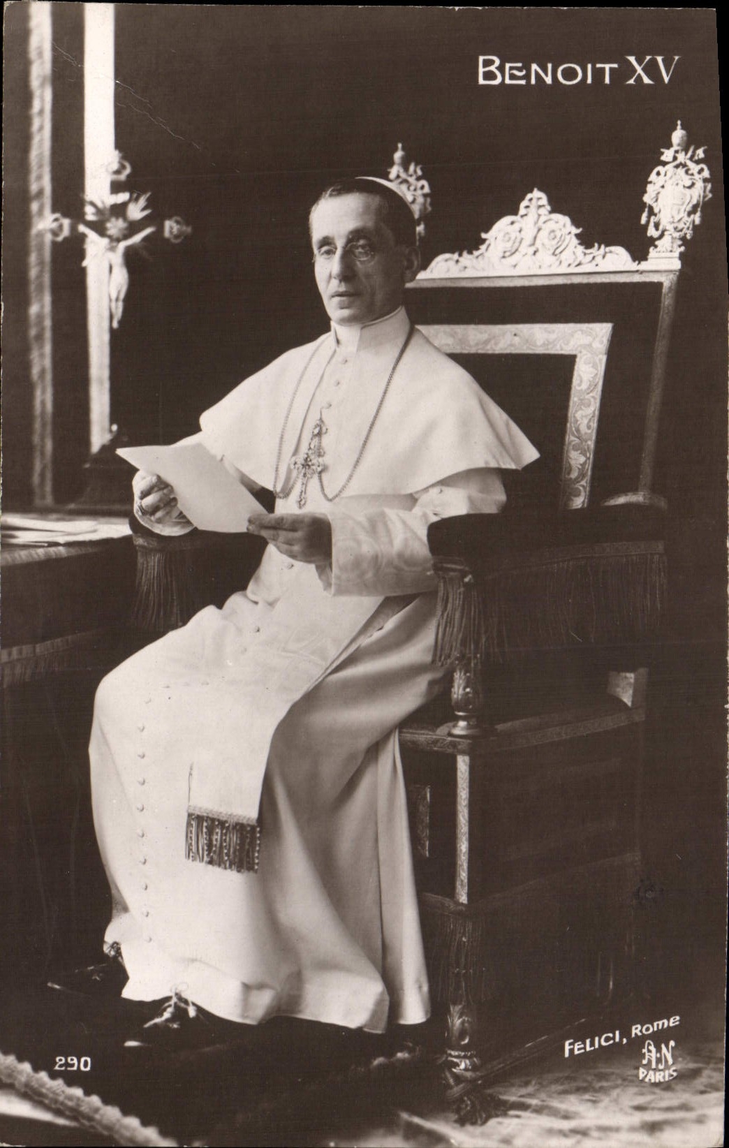 VINTAGE POSTCARD Pope Benoit XV