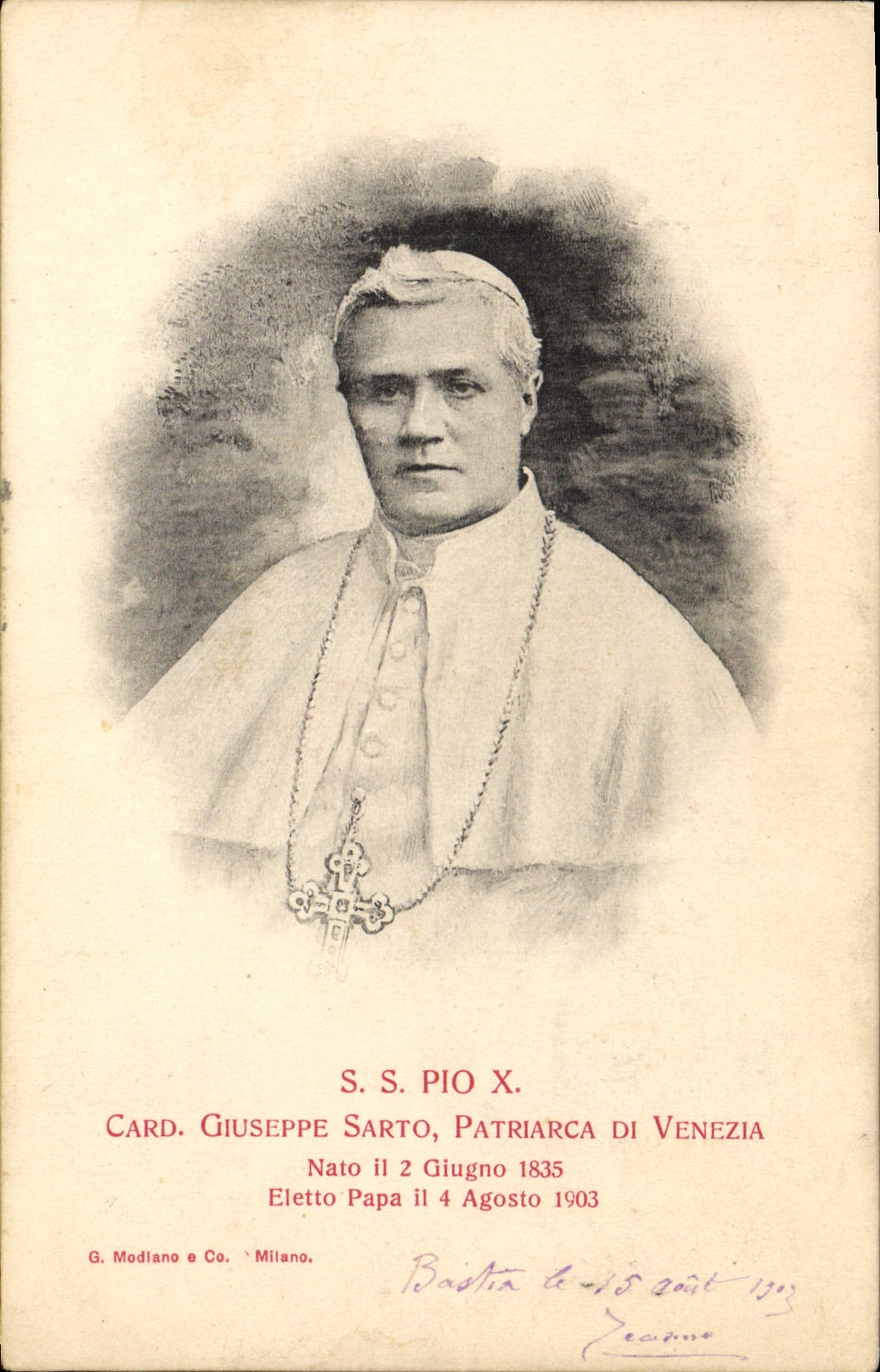 CPA Pape SS Pio X
