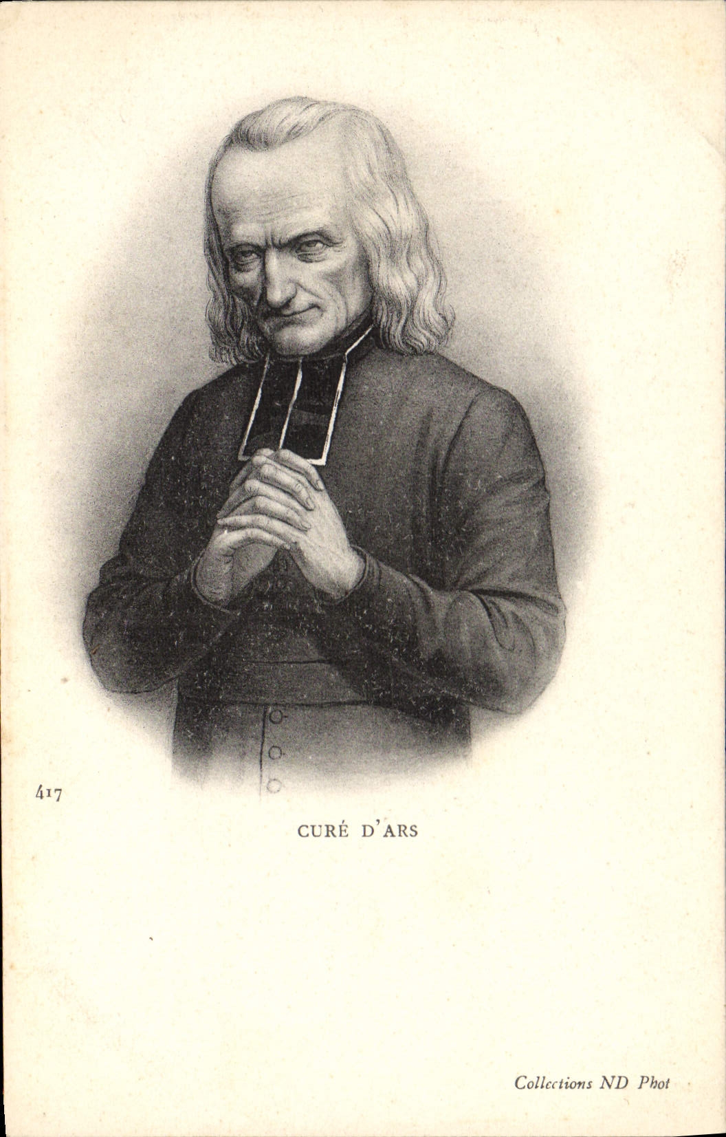 VINTAGE POSTCARD Cure of Ars