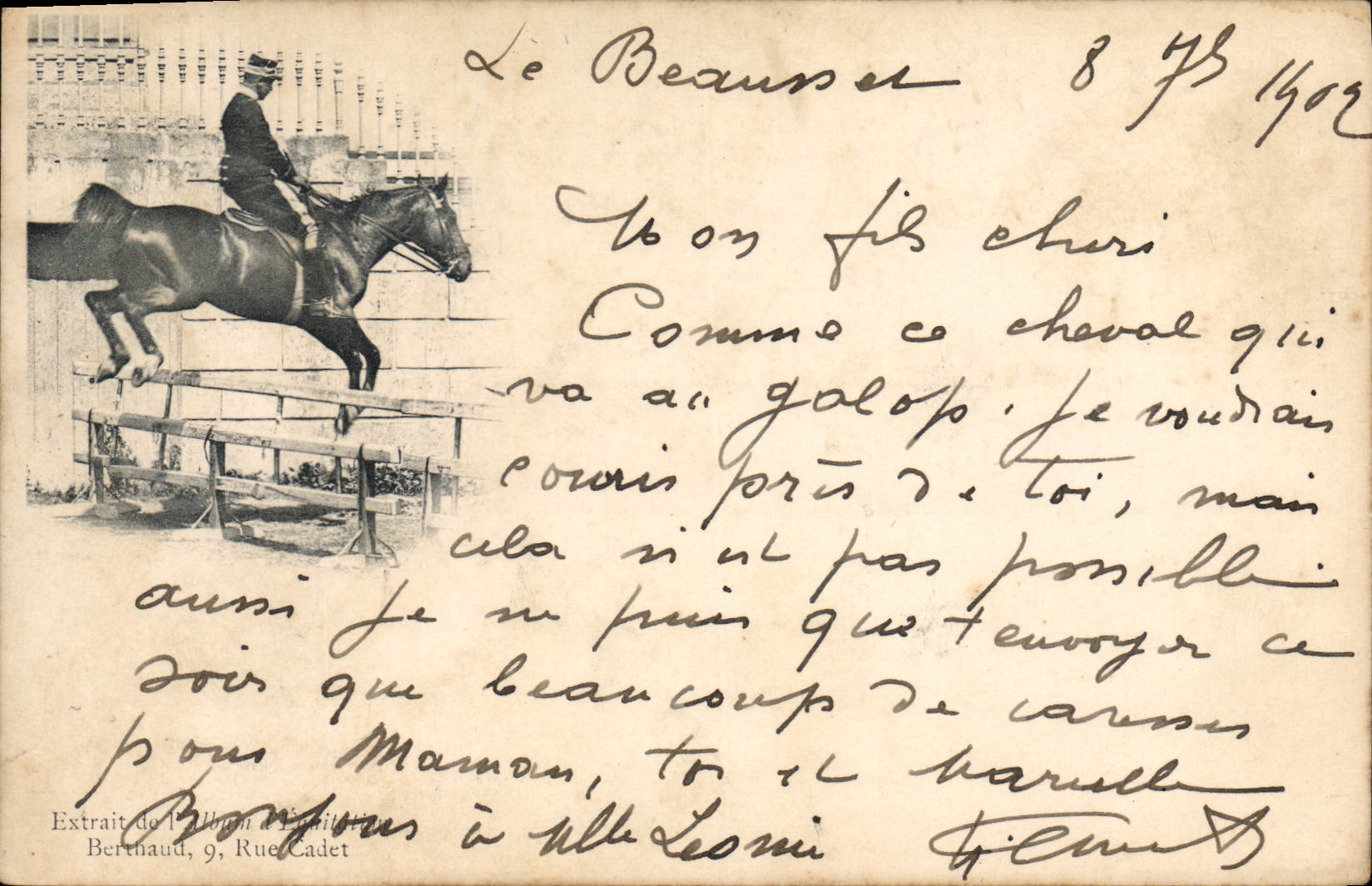 CPA Cheval Hippisme Saumur 