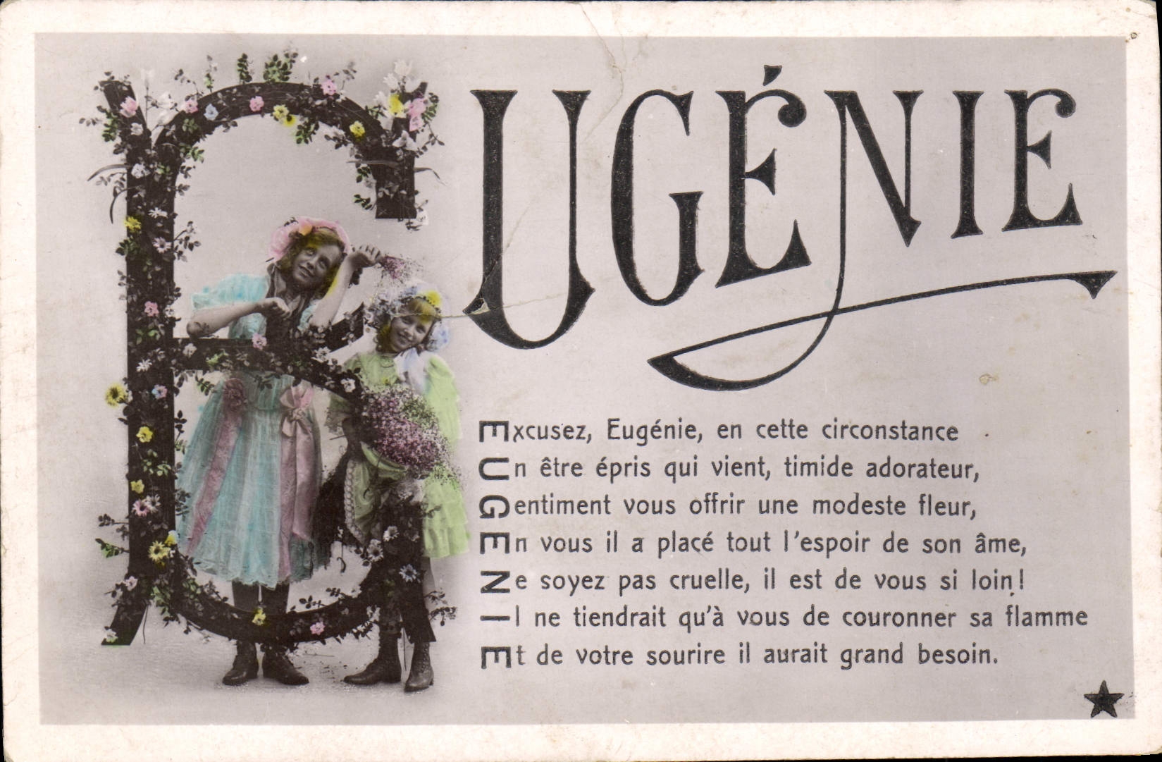 CPA Prenom Eugenie