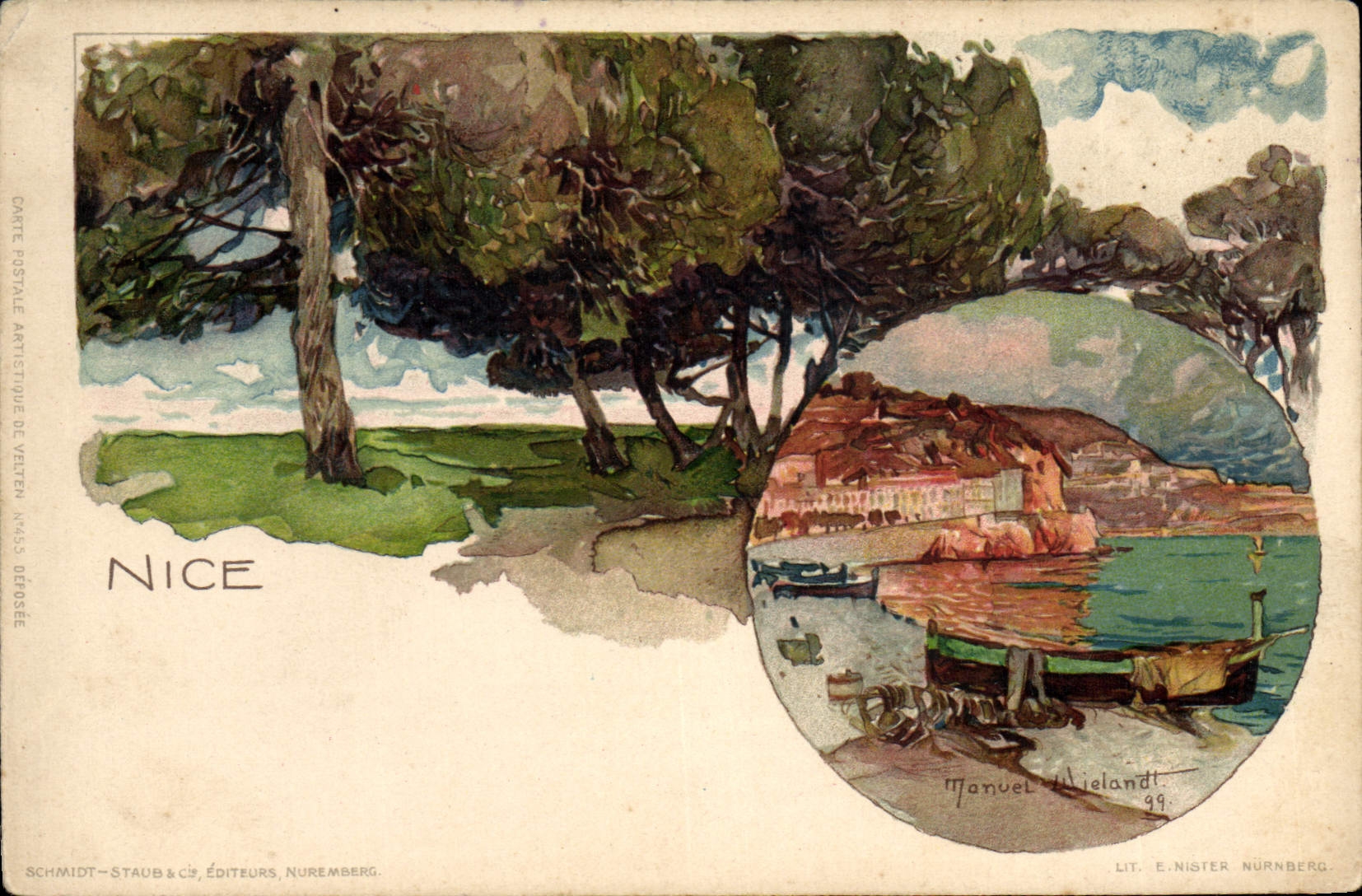 CPA Illustrateur Nice