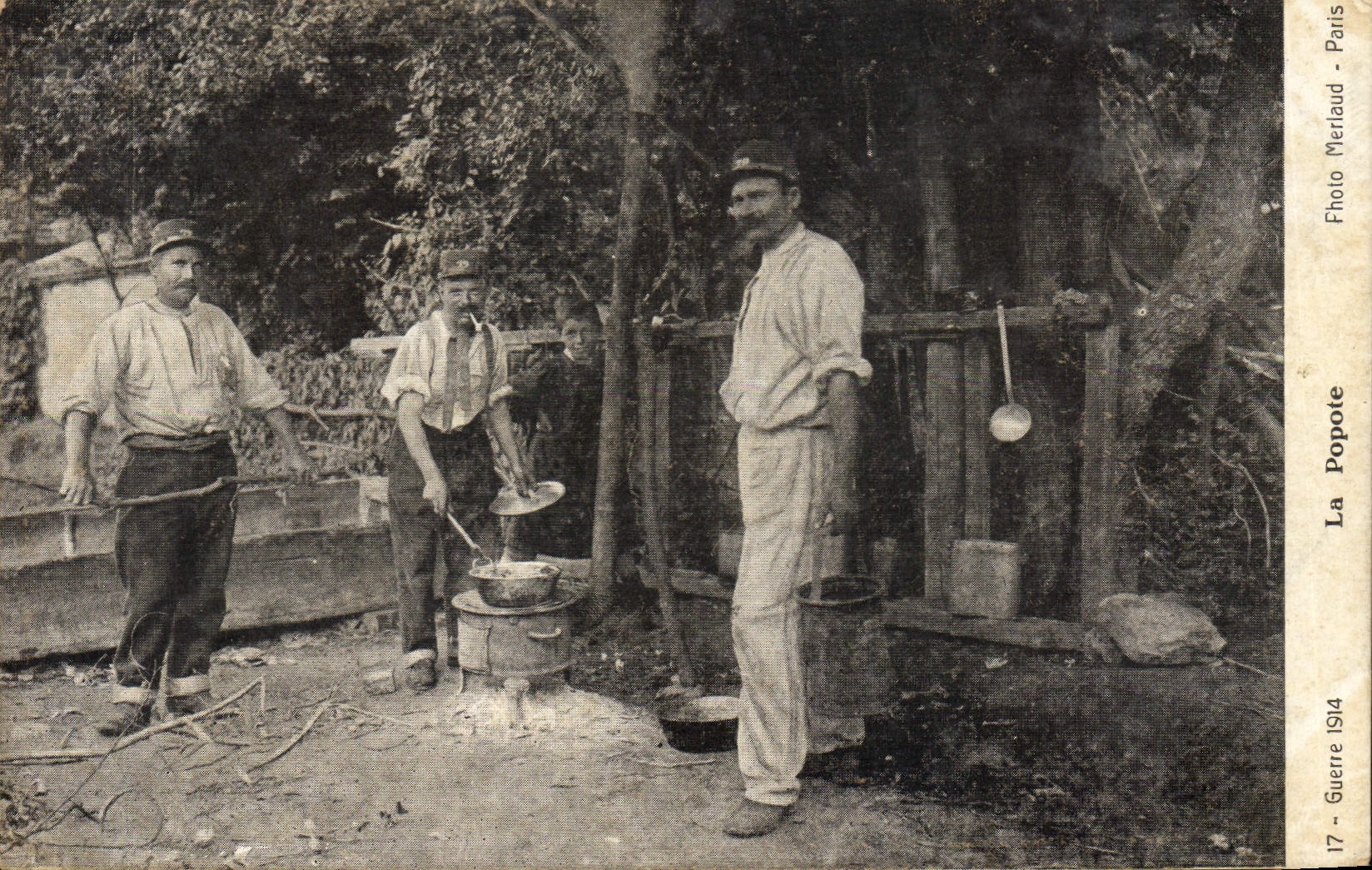 El cocinar de Militaria de la POSTAL de la VENDIMIA