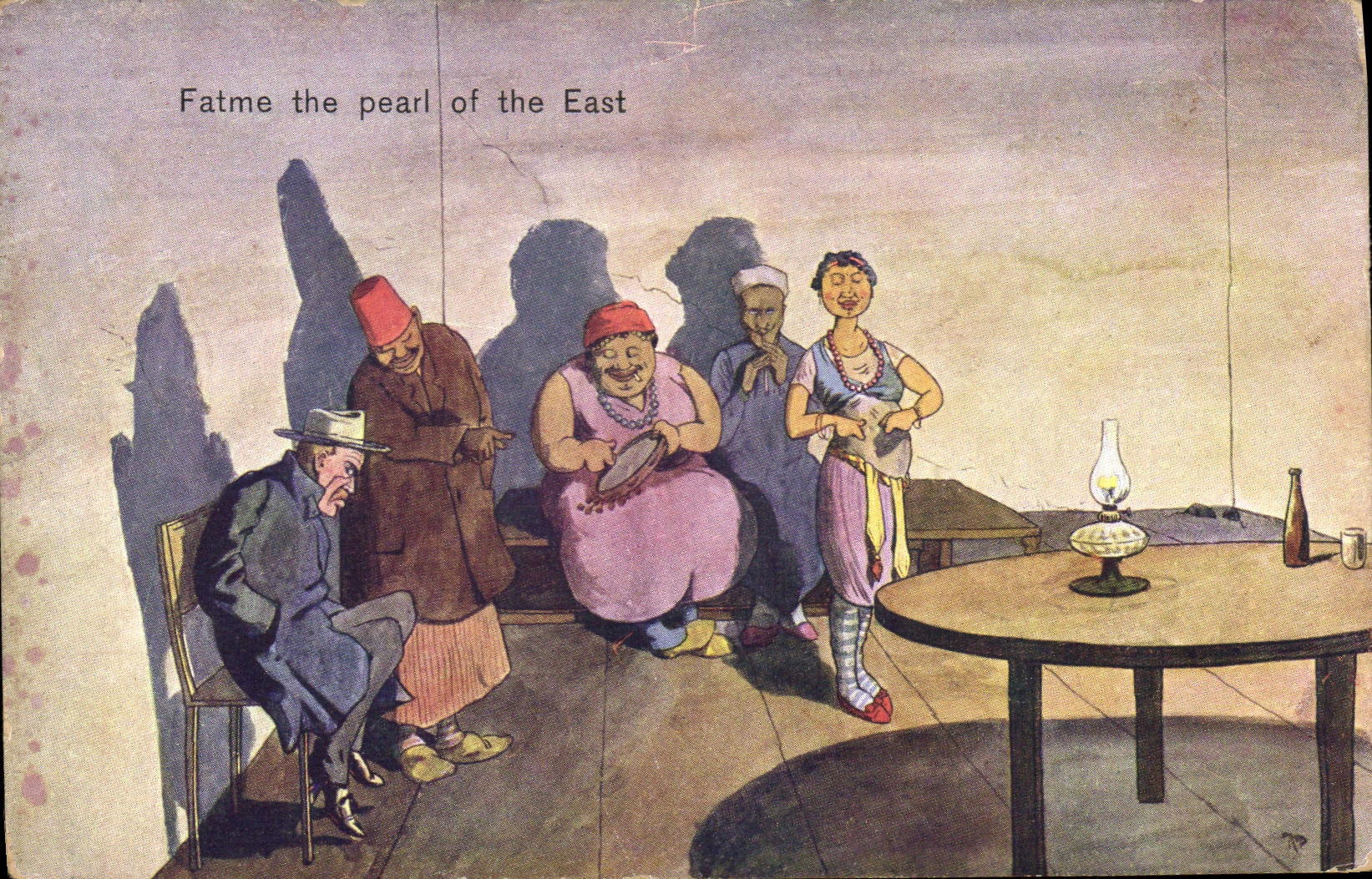 CPA Fantaisie Illustrateur Fatme the pearl of the East Egypt Egypte