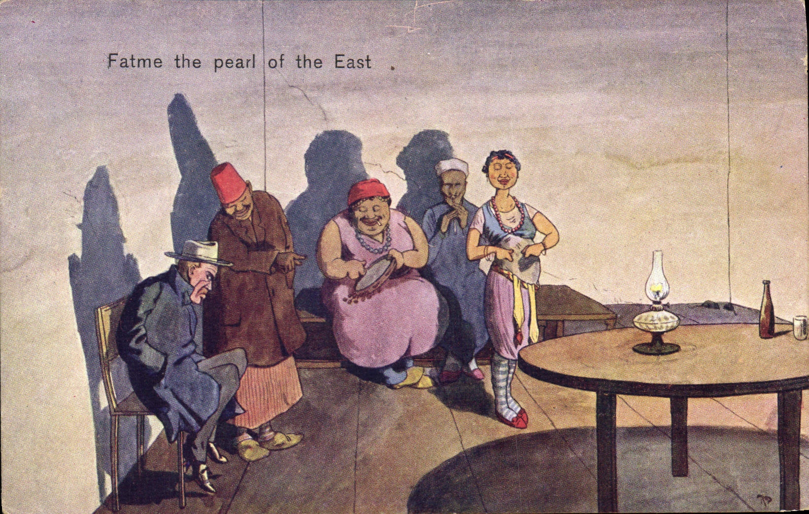 CPA Fantaisie Illustrateur Fatme the pearl of the East Egypt Egypte