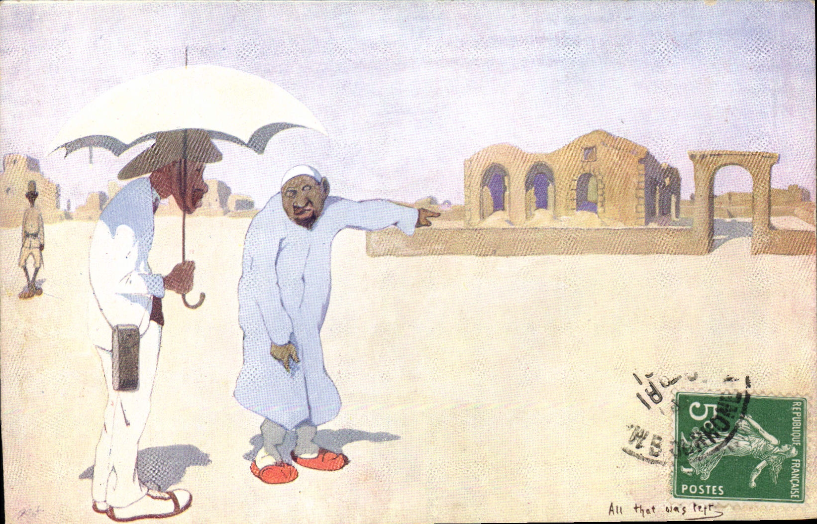 CPA Fantaisie Illustrateur Egypt Egypte