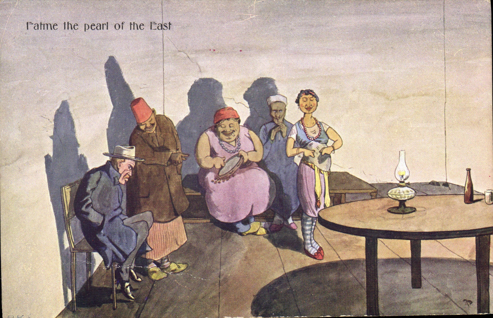 CPA Fantaisie Illustrateur Fatme the pearl of the East Egypt Egypte