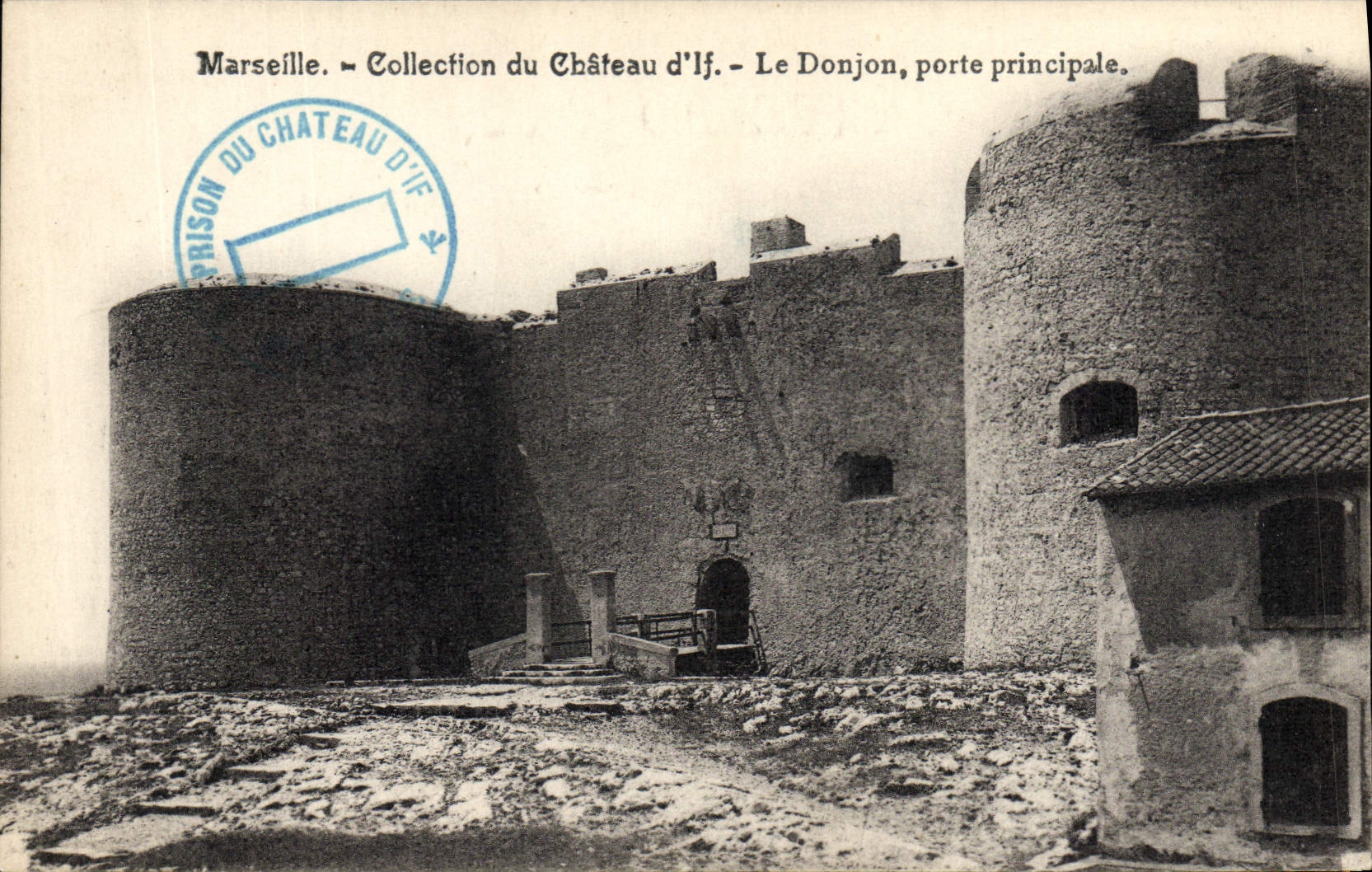 CPA Marseille Collection du Chateau d'If Le Donjon Porte Principale