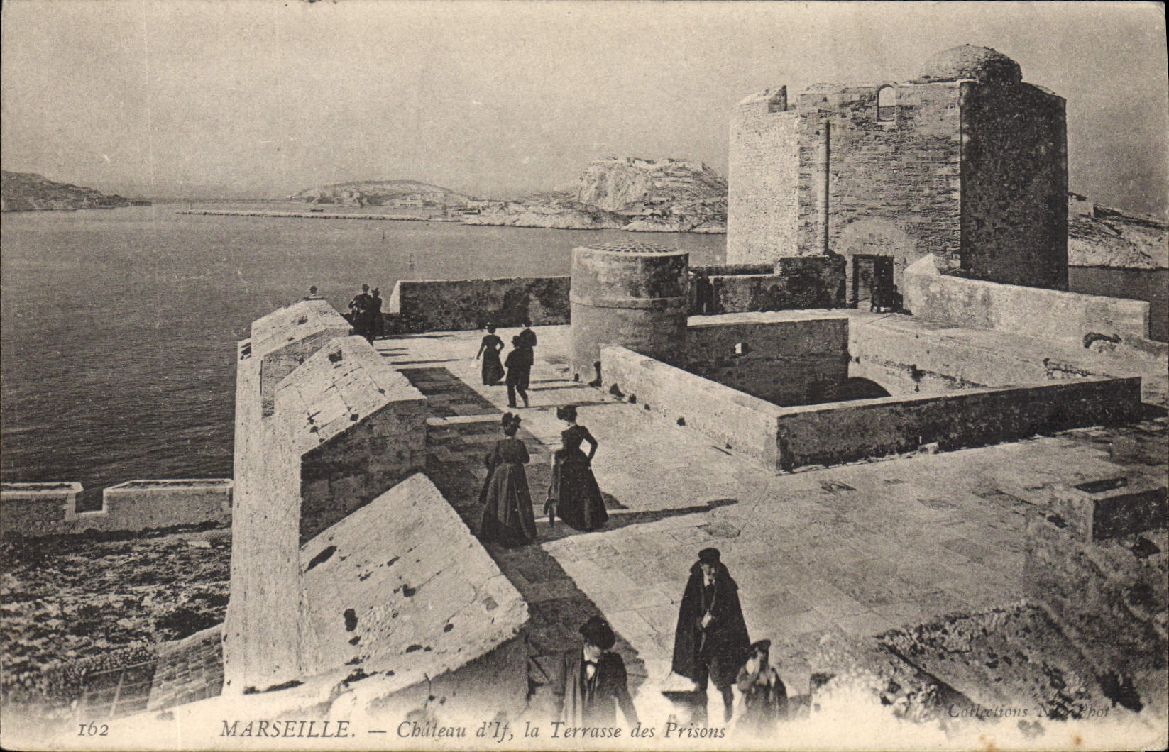 CPA Marseille Chateau d'if La terrasse des prisons