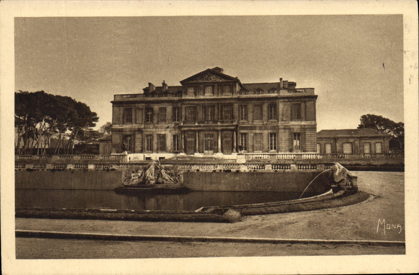 CPA Marseille Le chateau Borelli musee d'archeologie 