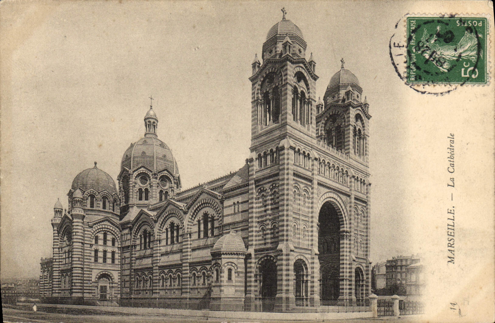 CPA Marseille La Cathedrale