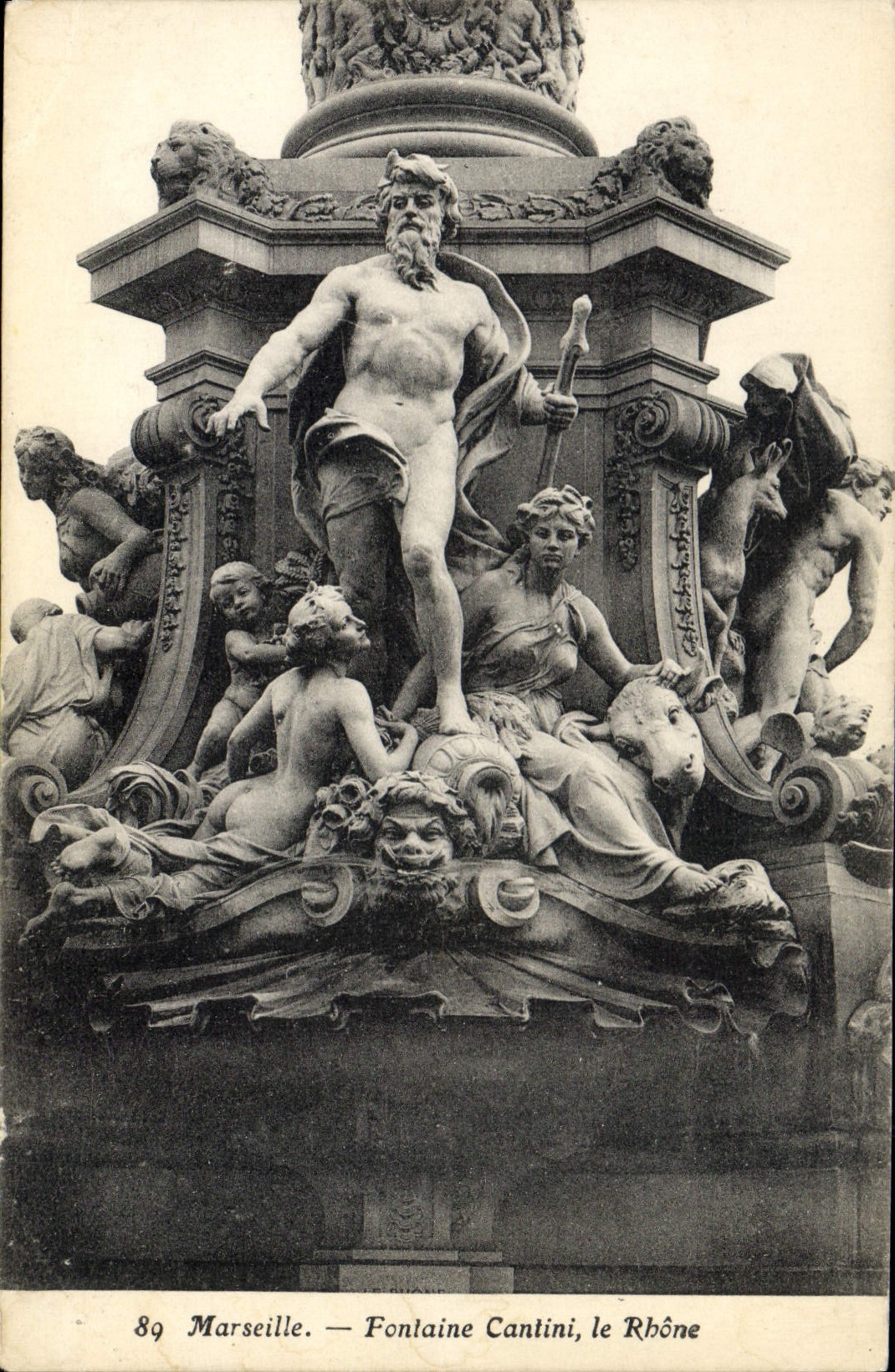 CPA Marseille Fontaine Cantini Le Rhone