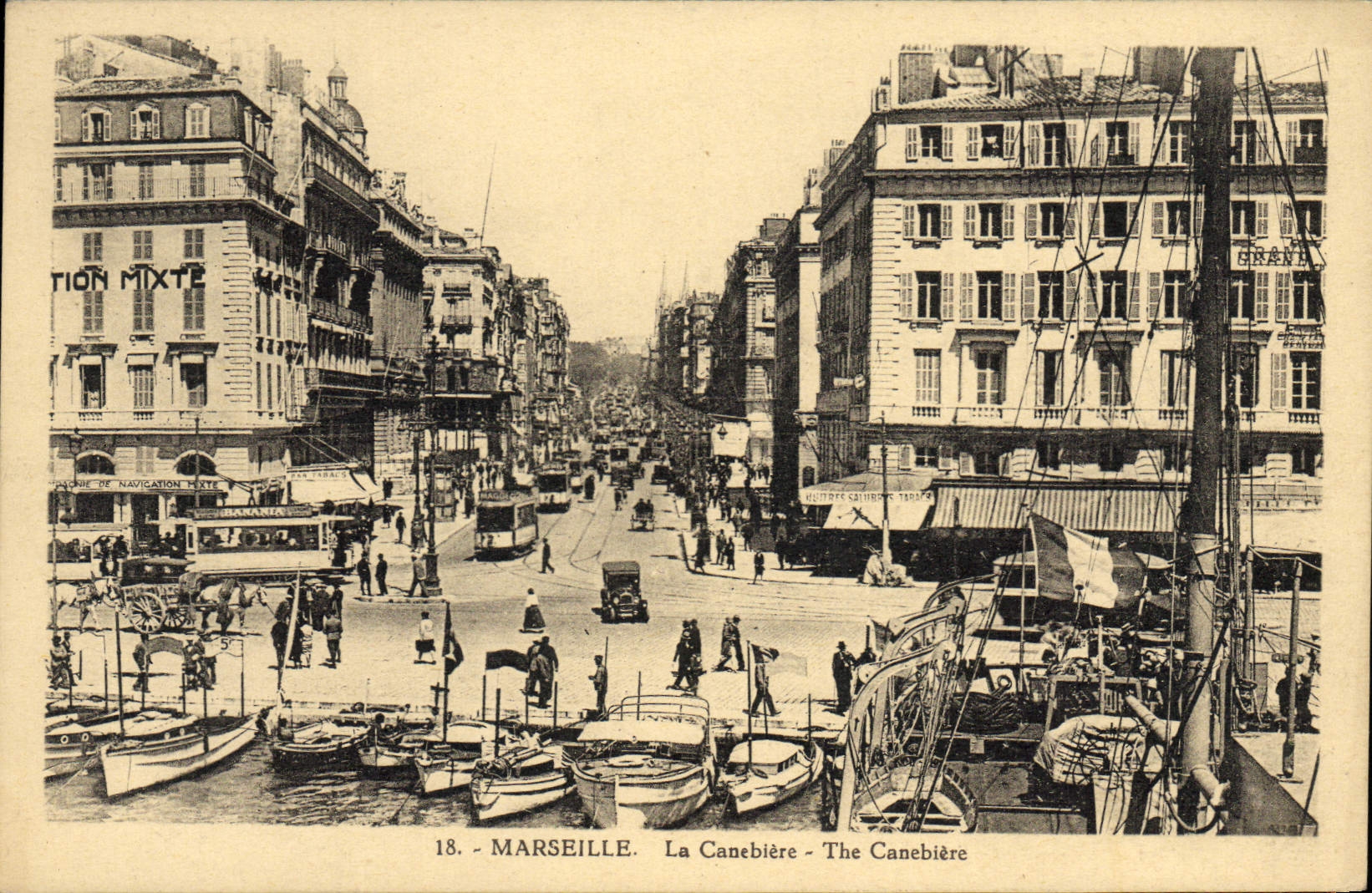 CPA Marseille La Canebiere 