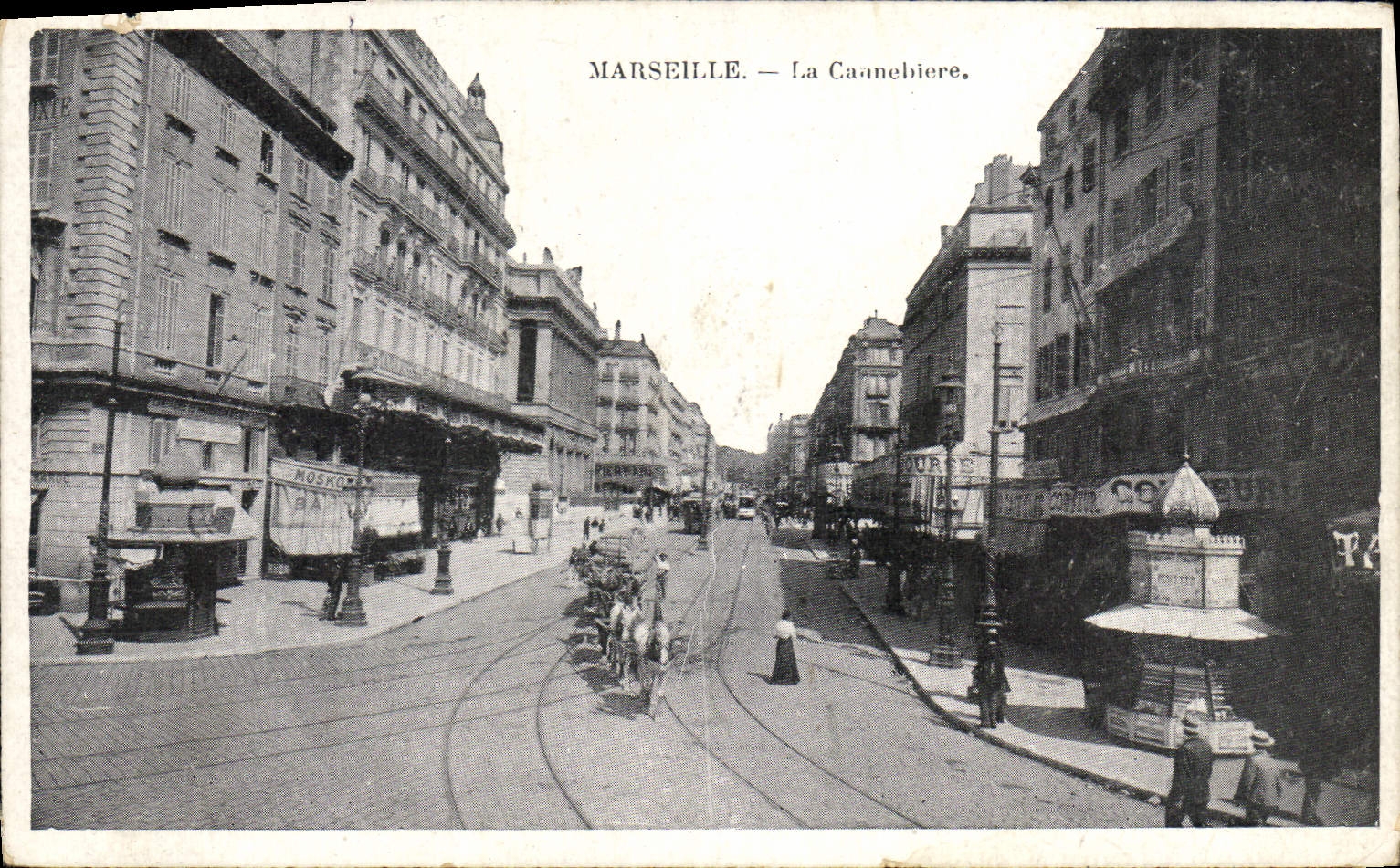 CPA Marseille La Canebiere 