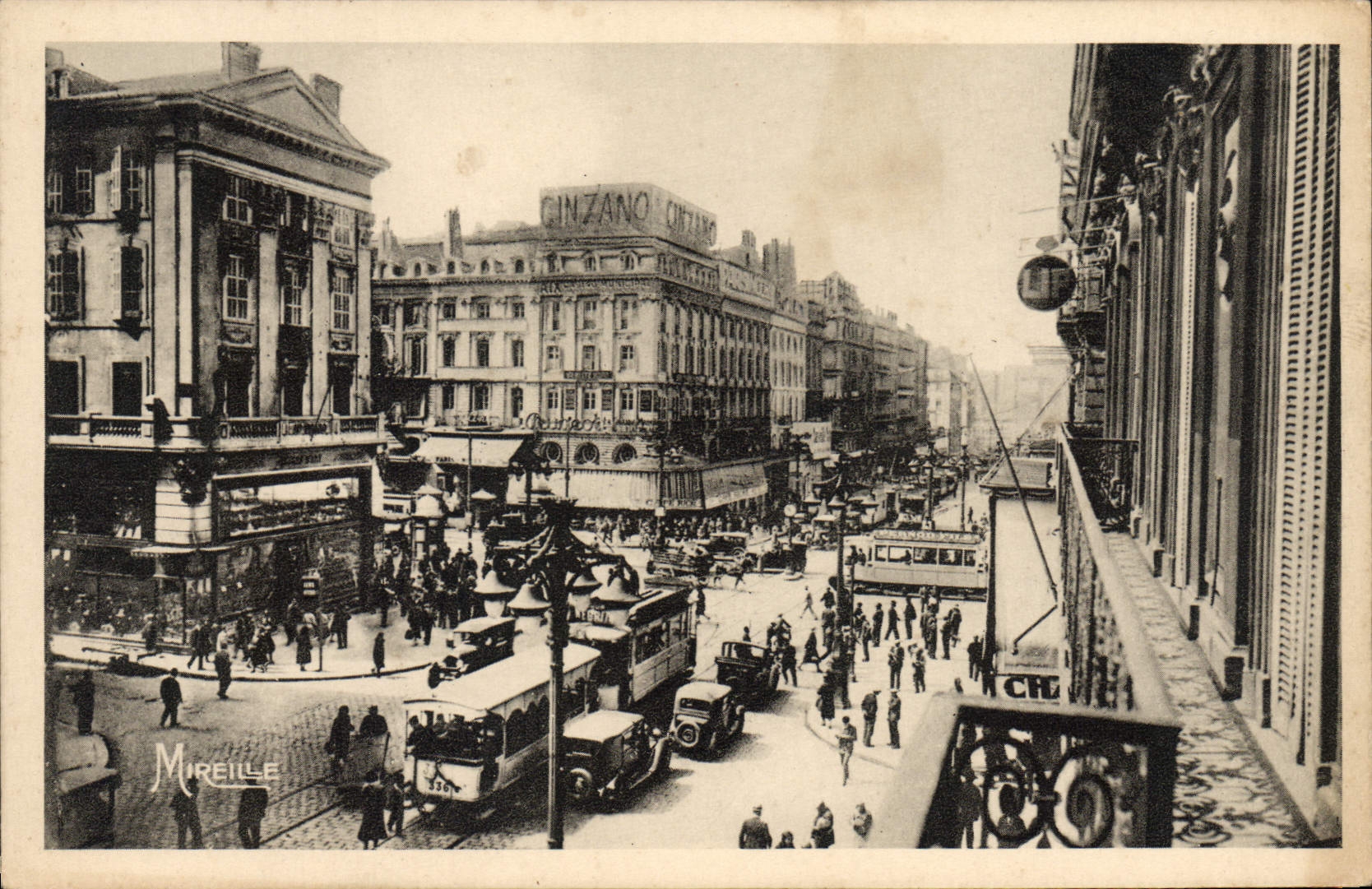 CPA Marseille La Canebiere 