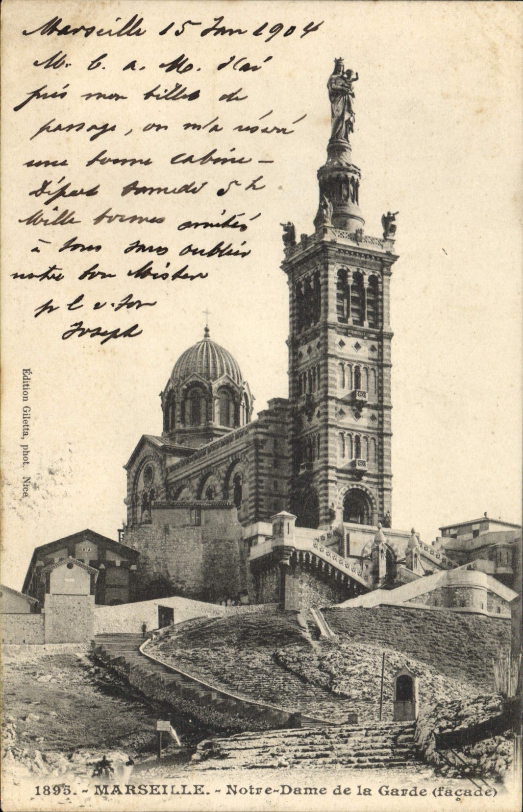 CPA Marseille Notre Dame de la Garde