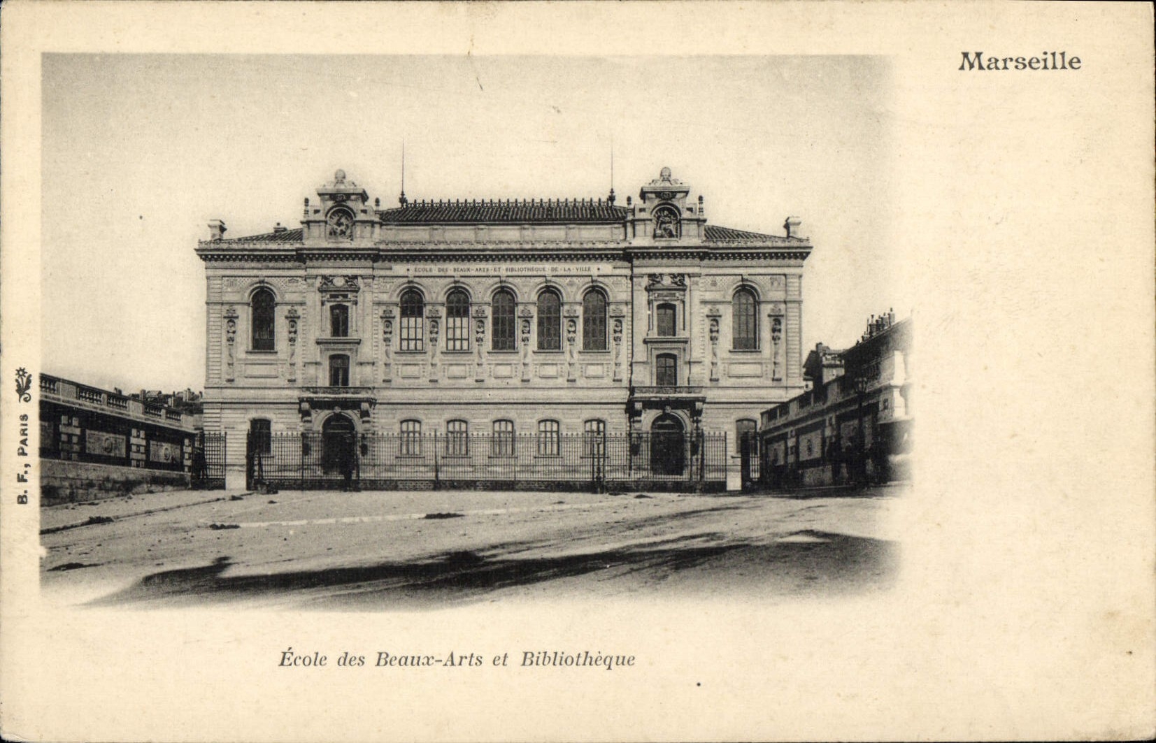 CPA Marseille Ecole des Beaux Arts et bibliotheque