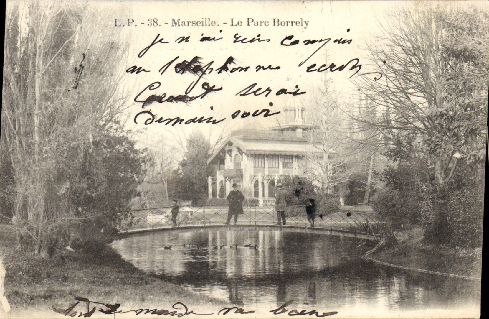 CPA Marseille Le parc Borely 