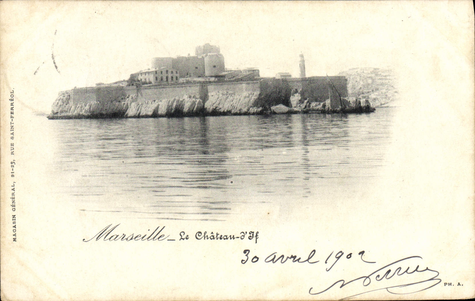 CPA Marseille Le chateau d'If