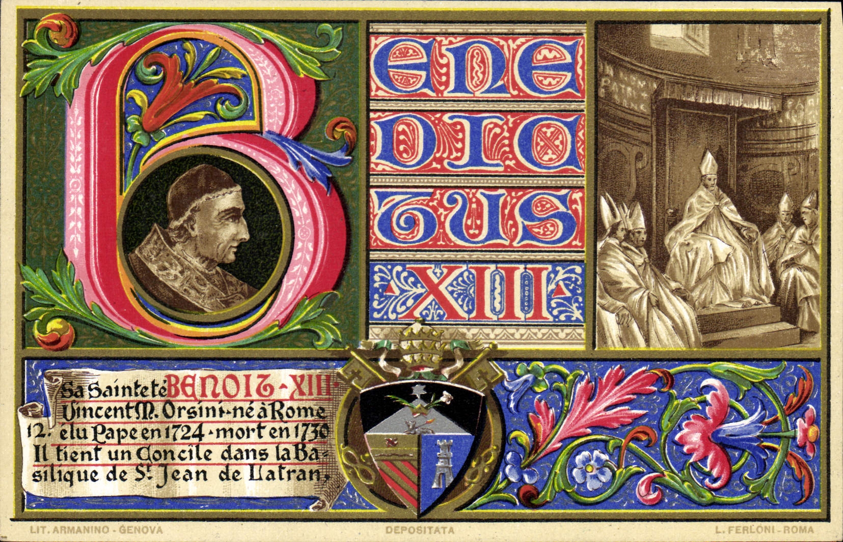 CPA Pape Benoit XIII