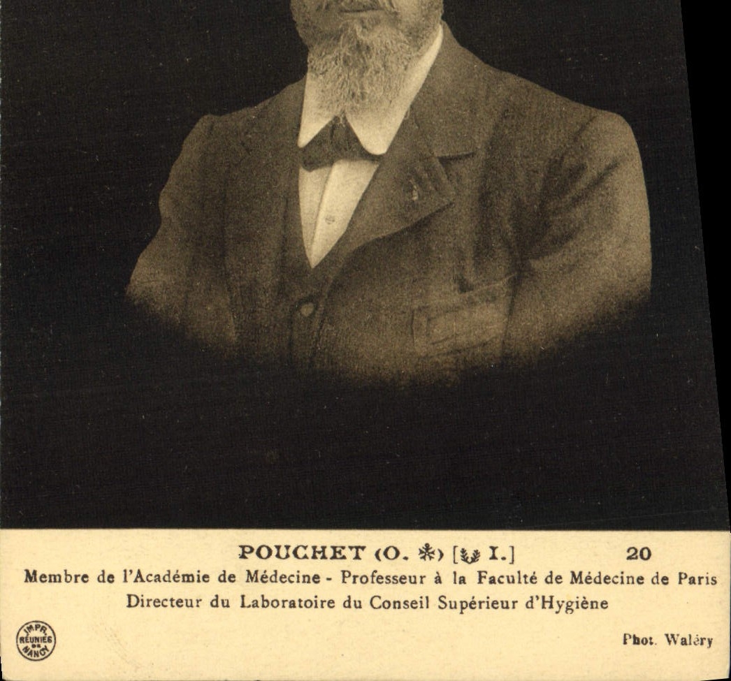 Miembro de Pouchet de la POSTAL de la VENDIMIA de la academia de profesor de la medicina en la universidad médica de dirigir París del laboratorio