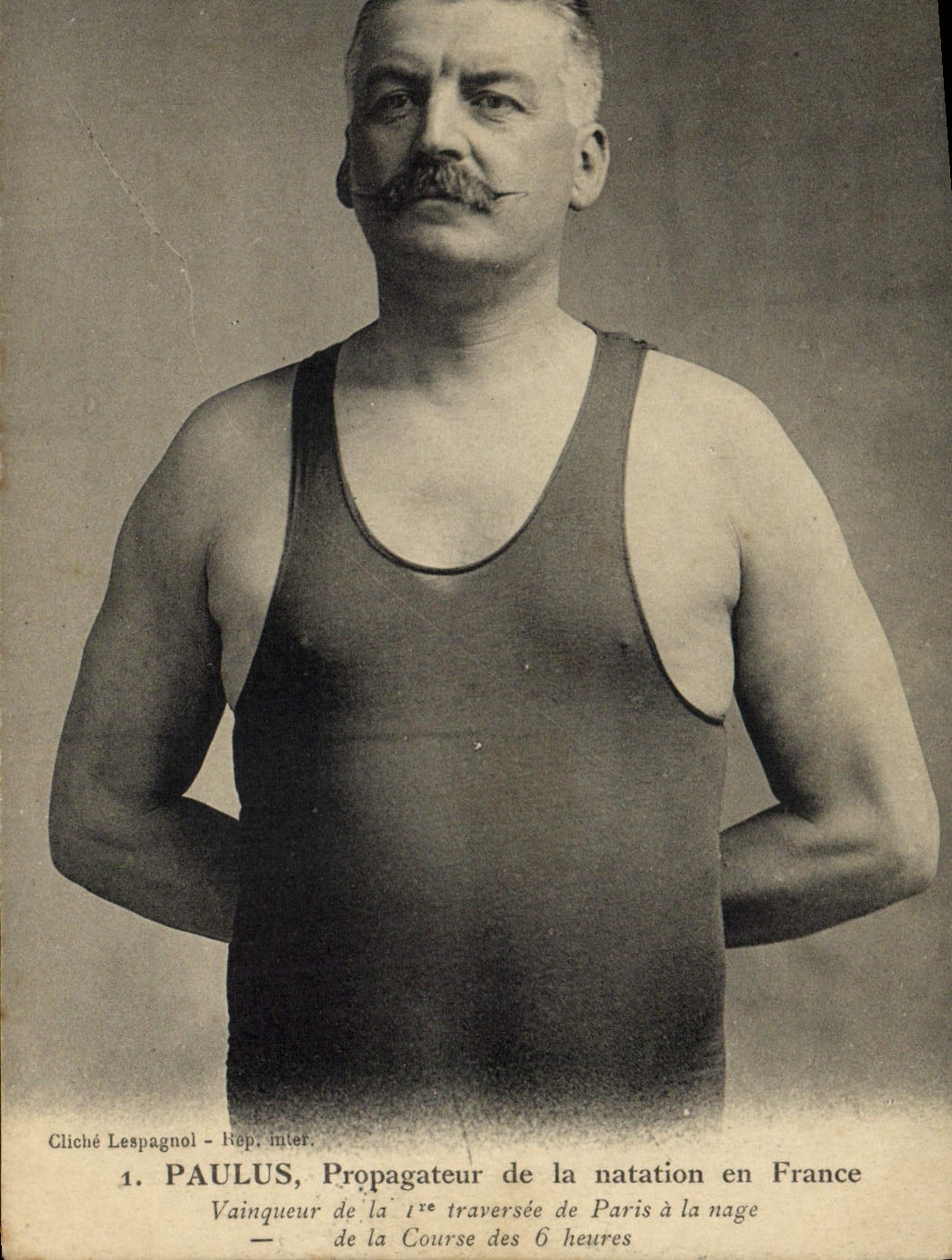 CPA Paulus Propagateur de la natation en France TOP