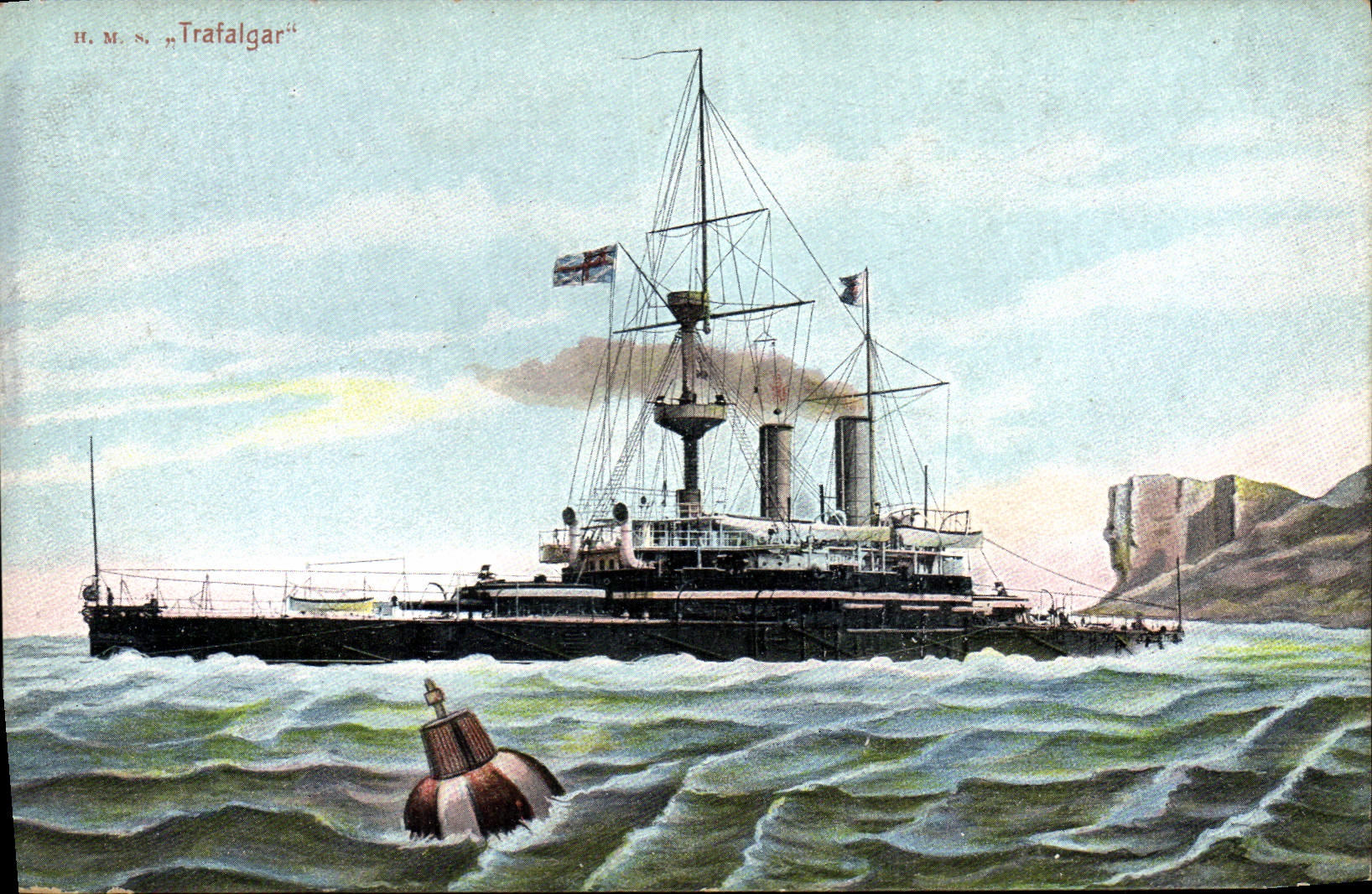 CPA Bateau Trafalgar 