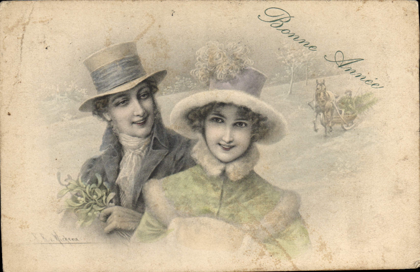 CPA Fantaisie Illustrateur Femme 