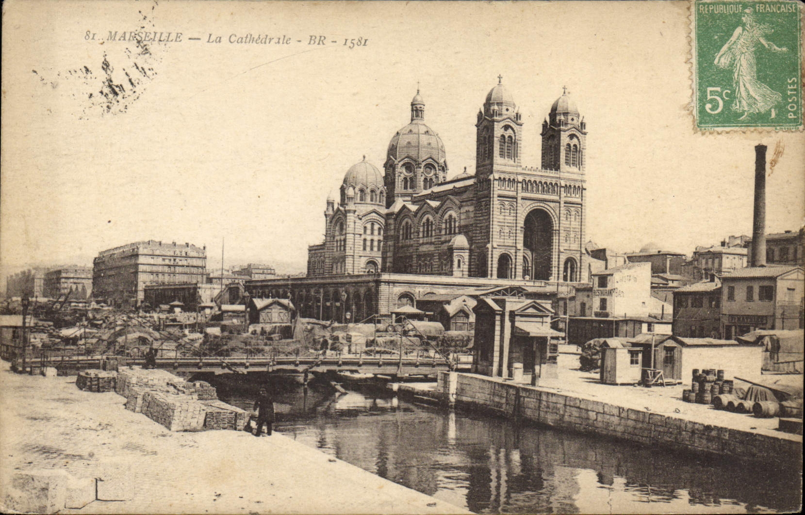 CPA Marseille La Cathedrale