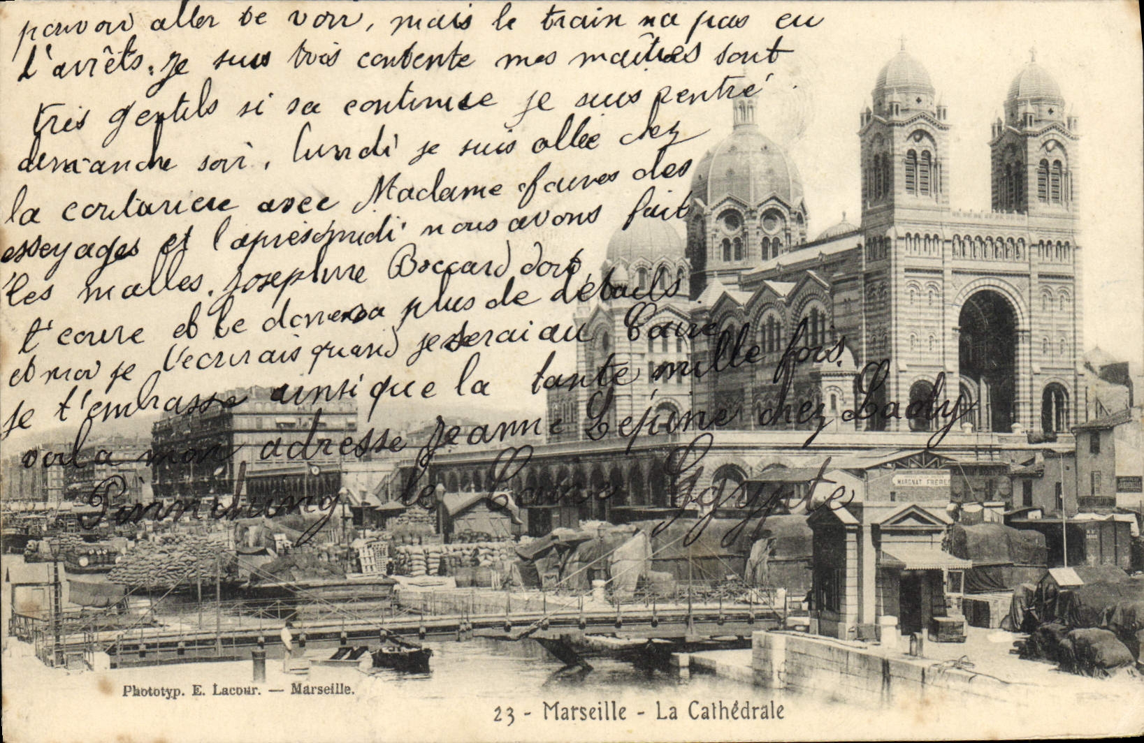 CPA Marseille La Cathedrale 