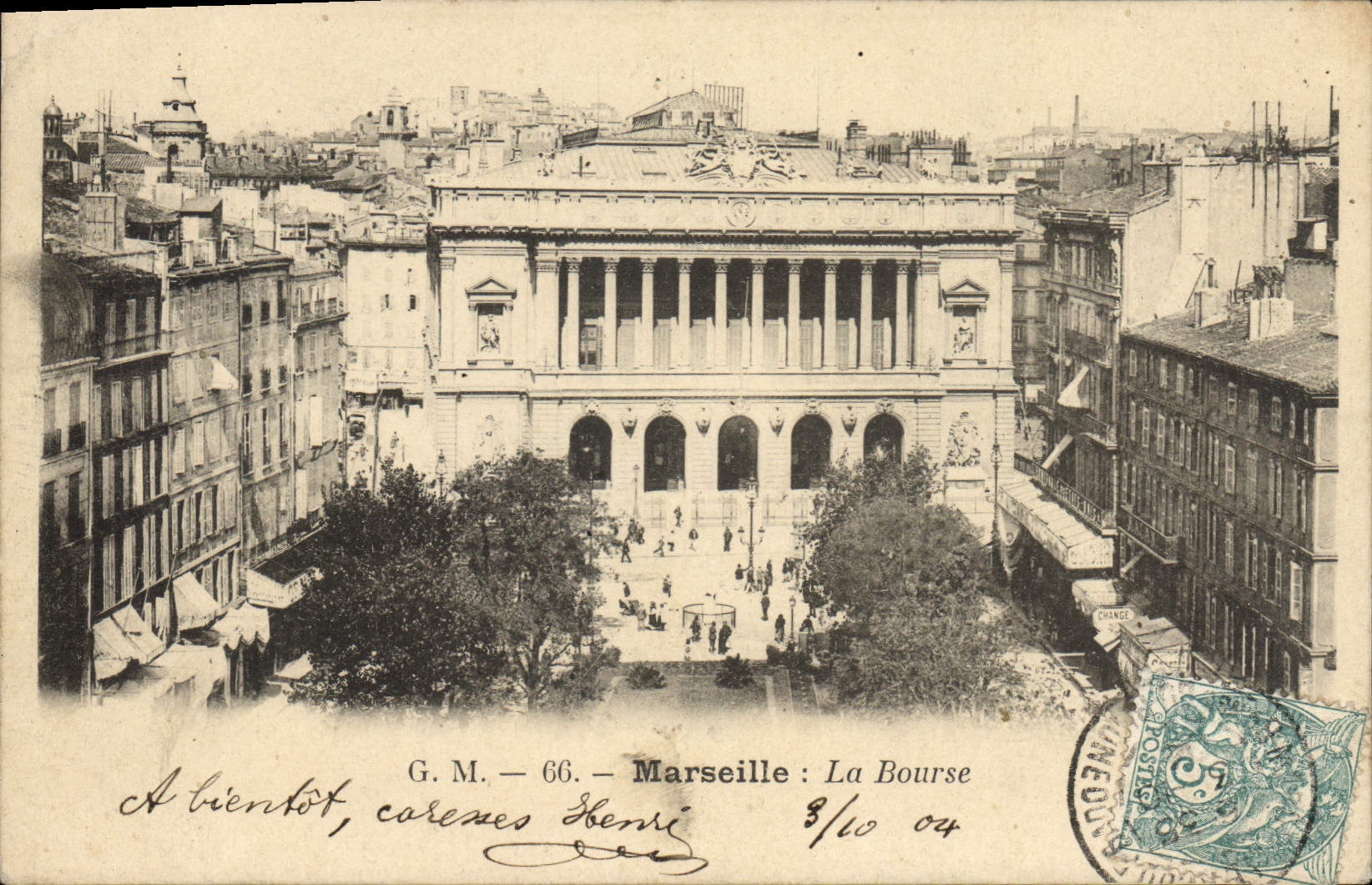 CPA Marseille La Bourse