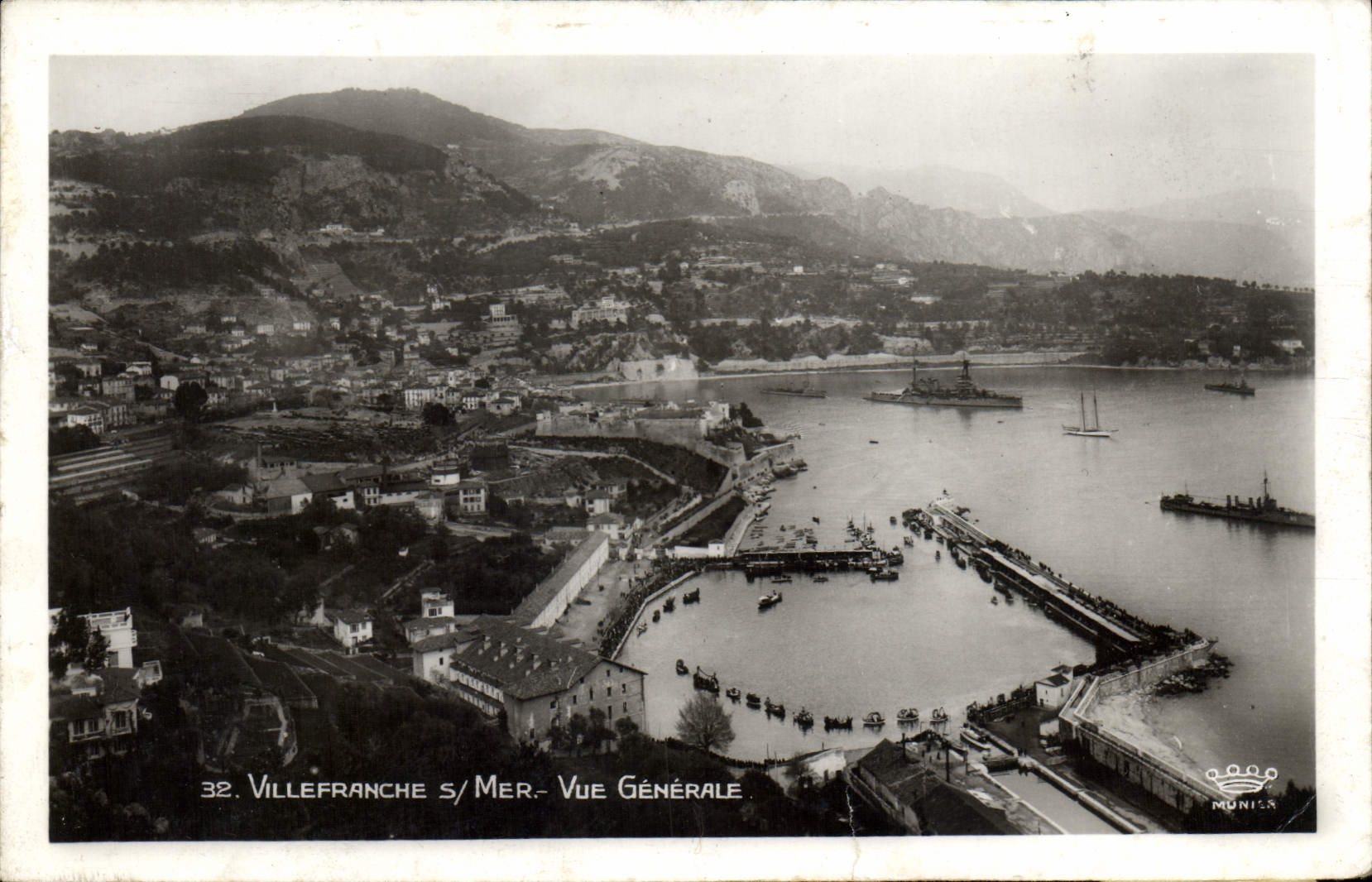 CPA Villefranche Sur Mer Generale Bateaux