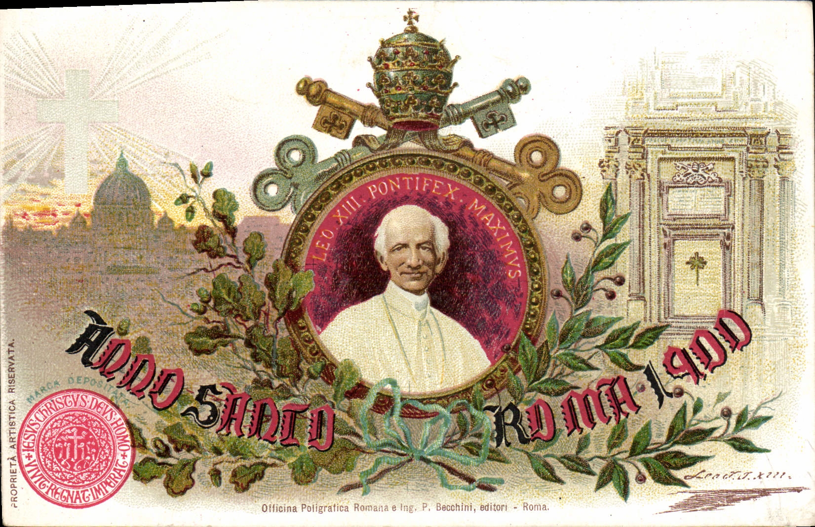 CPA Pape Leo XIII
